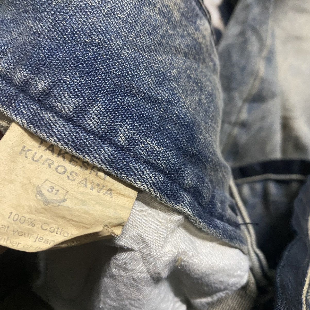 Takeshy Kurosawa Takeshy Kurosawa Denim Double Waist Skinny Jeans Stretch Size US 31 - 16 Thumbnail