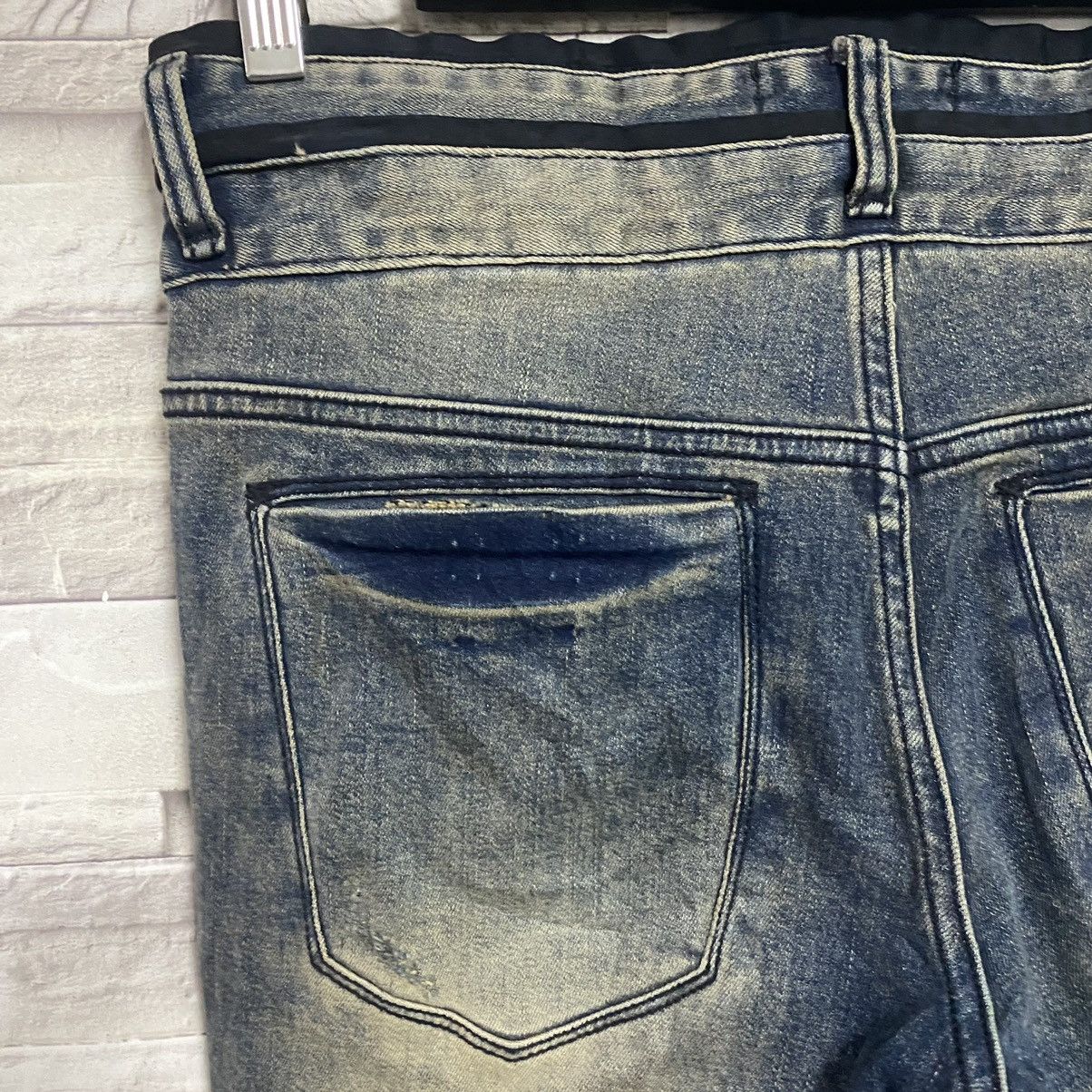 Takeshy Kurosawa Takeshy Kurosawa Denim Double Waist Skinny Jeans Stretch Size US 31 - 12 Thumbnail