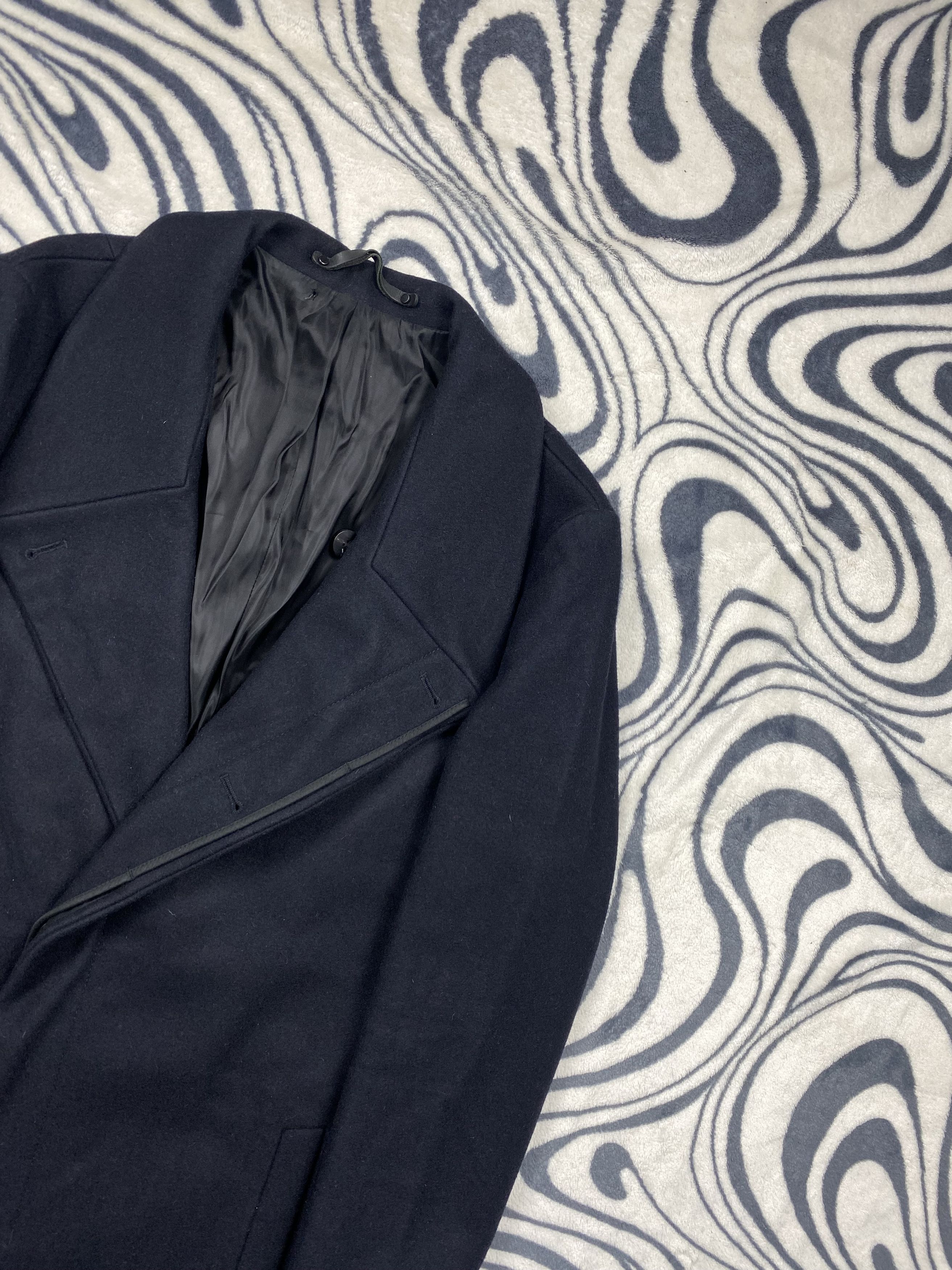 Allsaints Allsaints Mens Mire Wool Coat Jacket Size US S / EU 44-46 / 1 - 2 Thumbnail