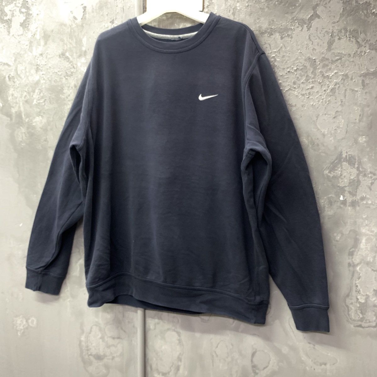 Nike × Vintage Nike Vintage Swoosh Small Logo Pullover Sweatshirt Size US XXL / EU 58 / 5 - 5 Thumbnail