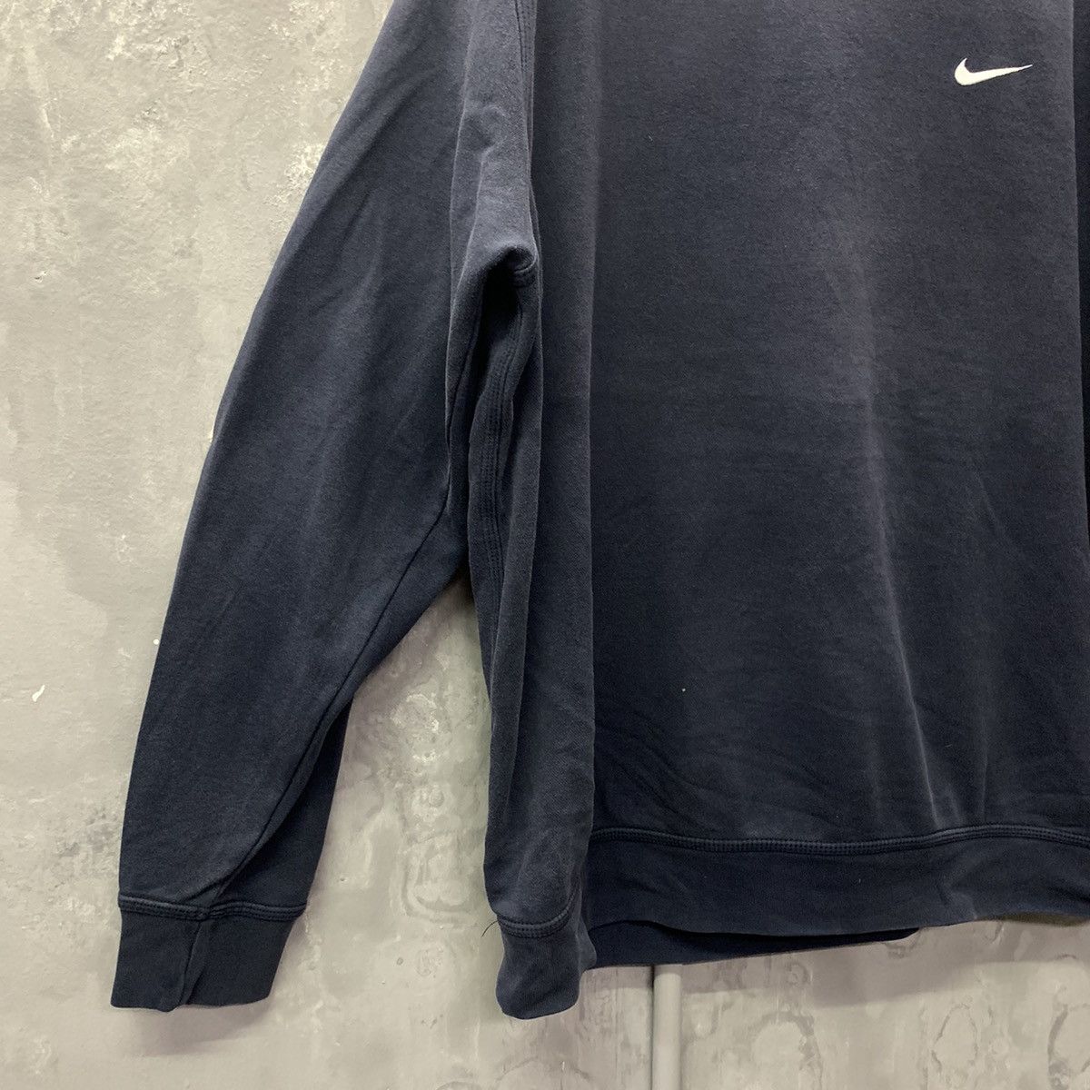 Nike × Vintage Nike Vintage Swoosh Small Logo Pullover Sweatshirt Size US XXL / EU 58 / 5 - 6 Thumbnail