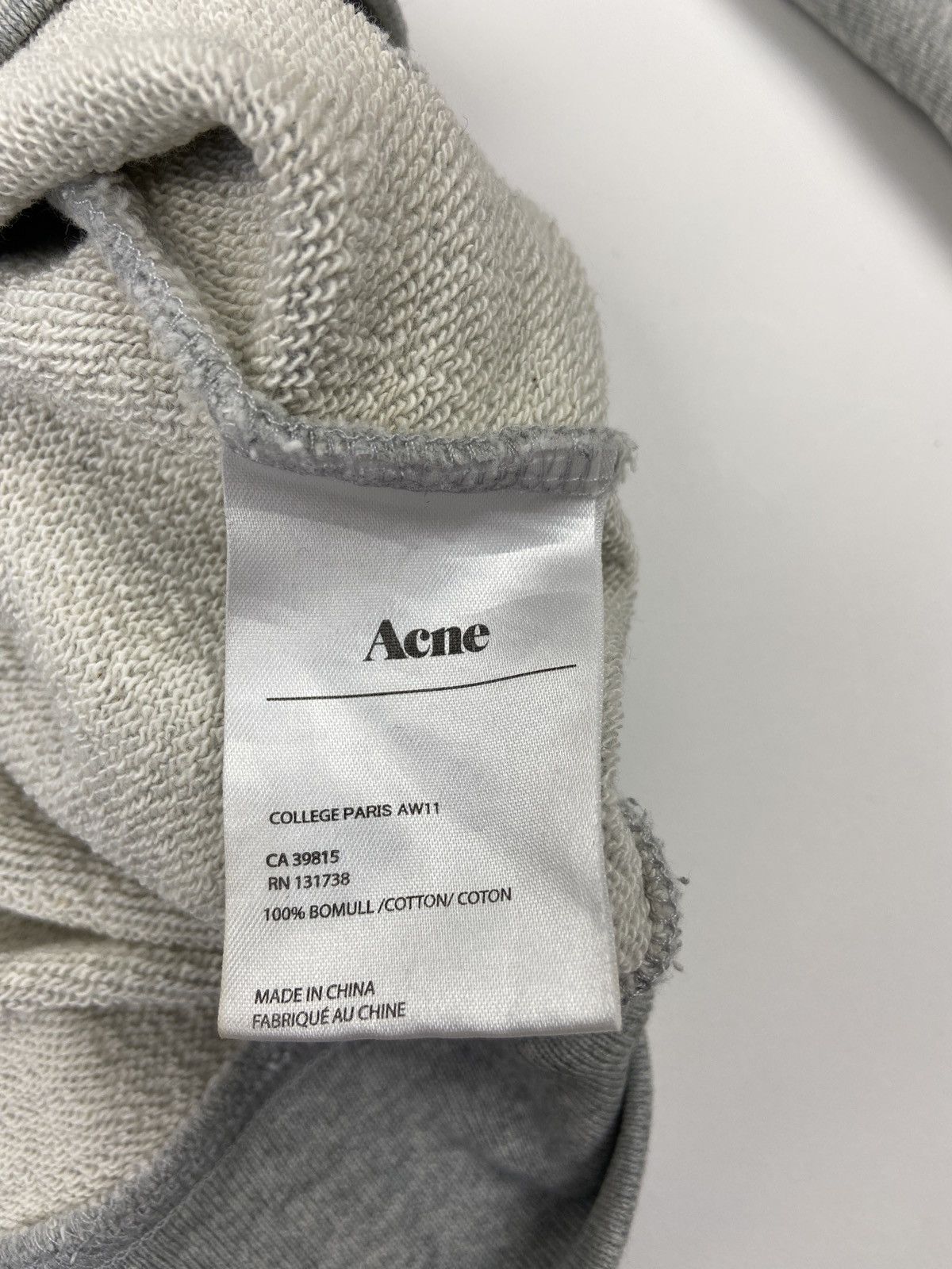 Acne Studios Vintage ACNE College Paris Sweatshirt AW11 Size US XL / EU 56 / 4 - 7 Thumbnail