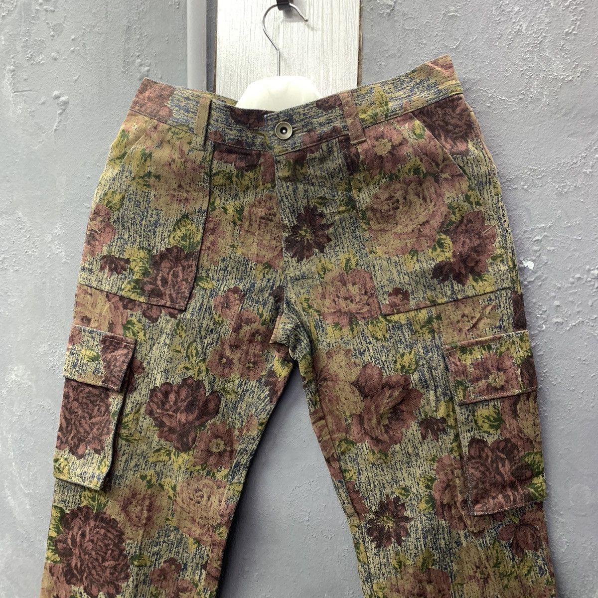Japanese Brand Nationality-Name + Grosbec Fullrayon Cargo Pants Size US 27 - 4 Thumbnail