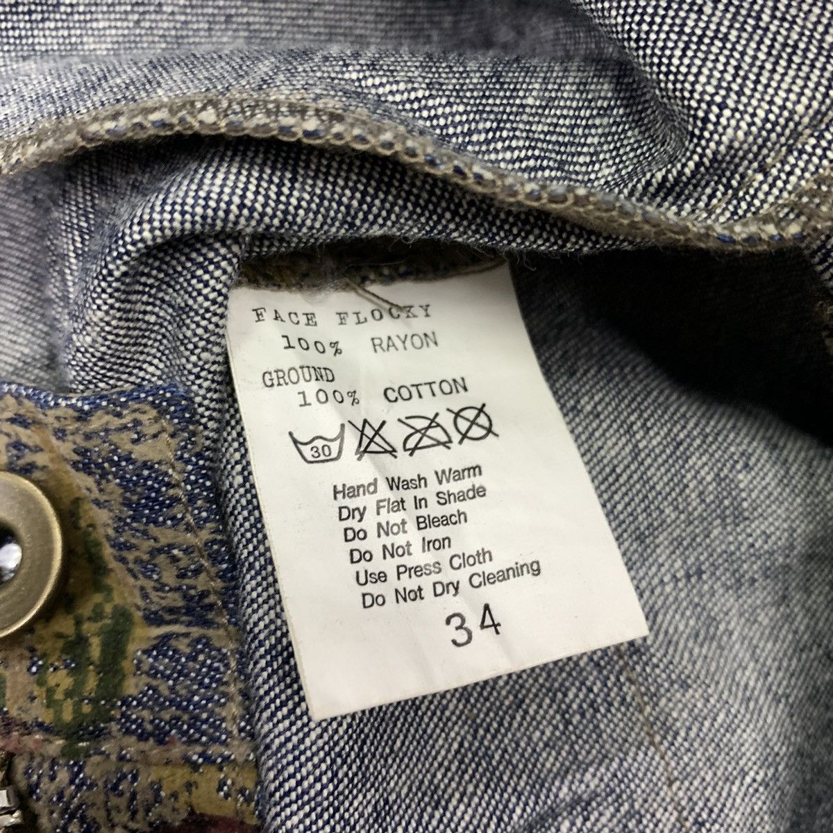 Japanese Brand Nationality-Name + Grosbec Fullrayon Cargo Pants Size US 27 - 14 Thumbnail