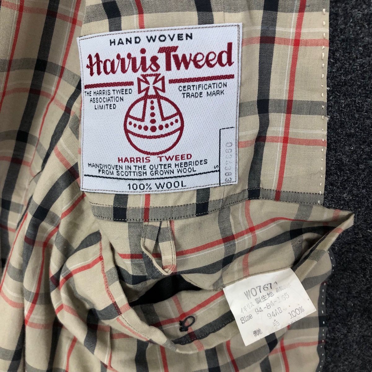 Harris Tweed Vintage Harris Tweed X Bestart Hand Woven Wool Tweed Coat Size 36R - 4 Thumbnail