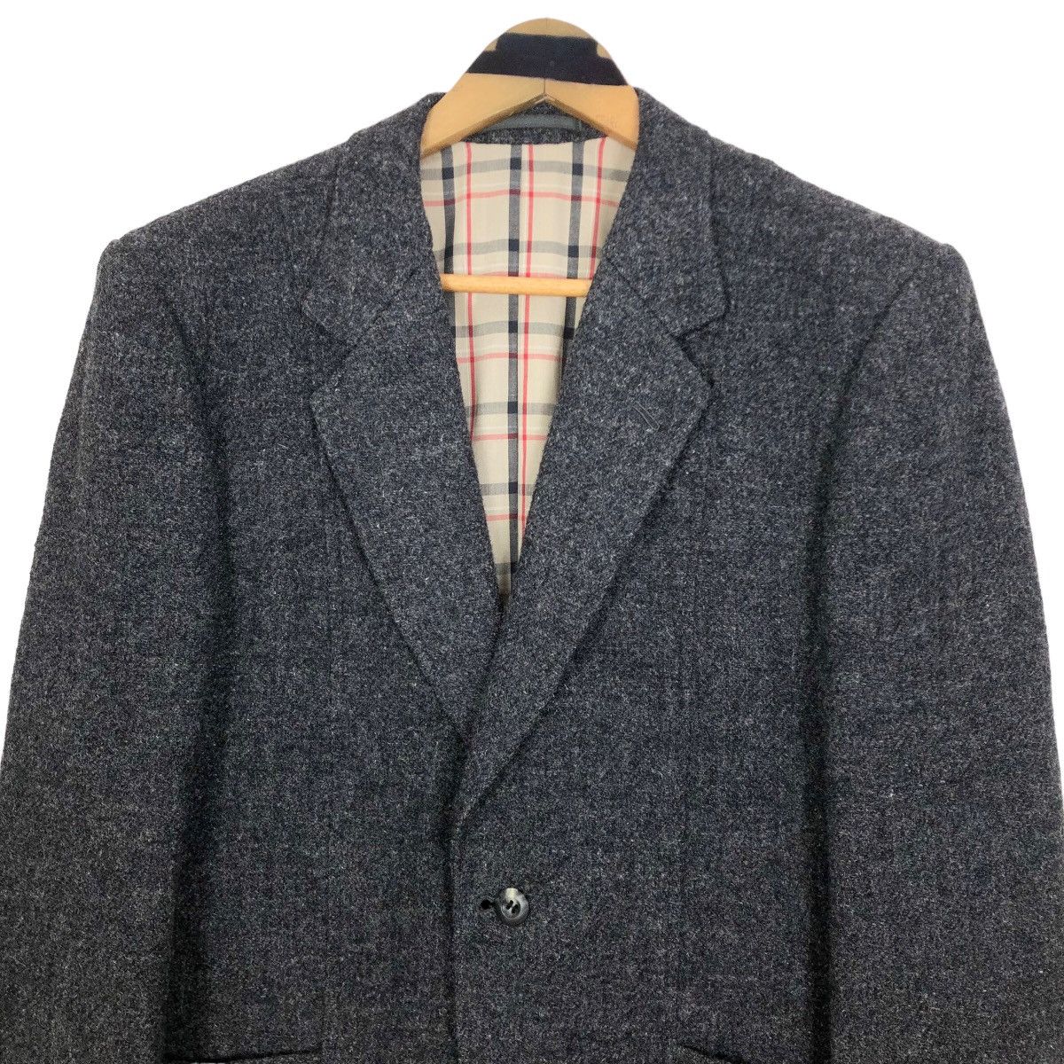 Harris Tweed Vintage Harris Tweed X Bestart Hand Woven Wool Tweed Coat Size 36R - 10 Thumbnail