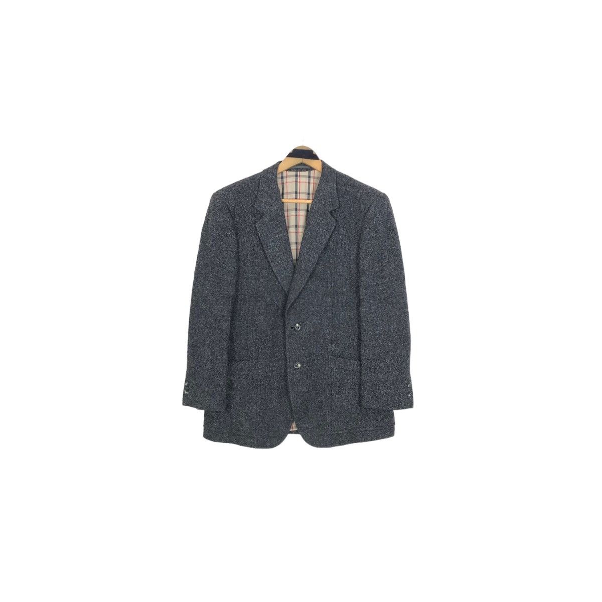 Harris Tweed Vintage Harris Tweed X Bestart Hand Woven Wool Tweed Coat Size 36R - 6 Thumbnail