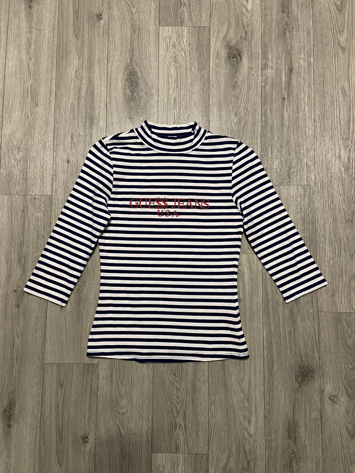 A$AP Rocky × Guess Guess x Asap Rocky Stripe T shirt Longsleeve blouse crop top Size M / US 6-8 / IT 42-44 - 1 Thumbnail
