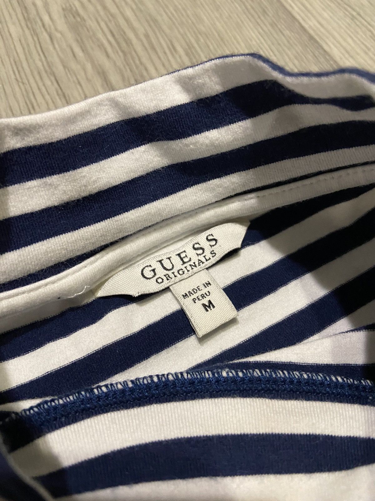 A$AP Rocky × Guess Guess x Asap Rocky Stripe T shirt Longsleeve blouse crop top Size M / US 6-8 / IT 42-44 - 4 Thumbnail