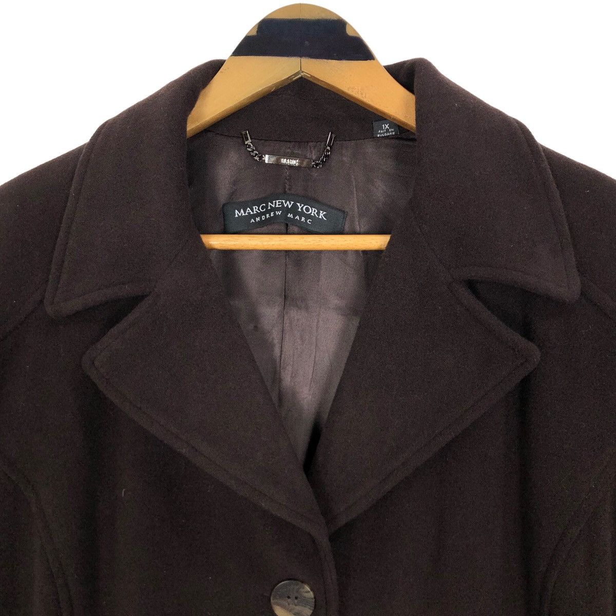 Andrew Marc Marc New York Andrew Marc Wool Tailored Trench Coat Size S / US 4 / IT 40 - 4 Thumbnail