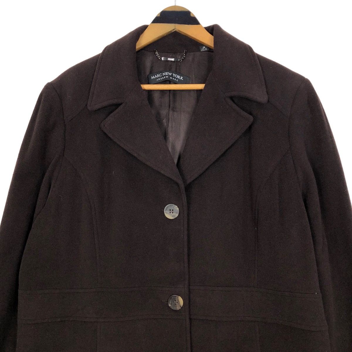 Andrew Marc Marc New York Andrew Marc Wool Tailored Trench Coat Size S / US 4 / IT 40 - 5 Thumbnail