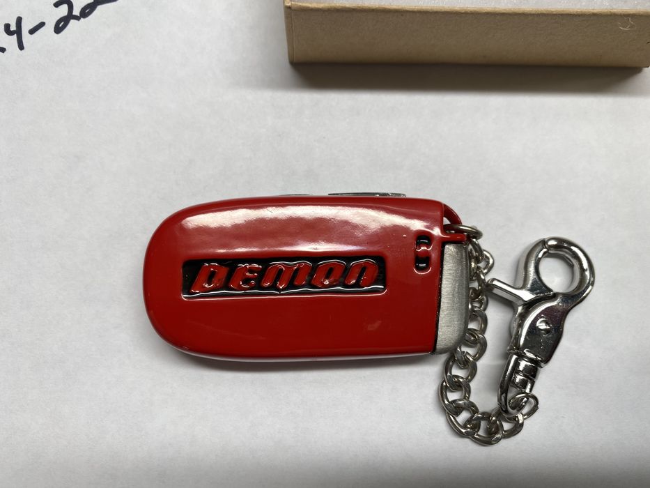 Warren Lotas DODGE DEMON RED KEY KEYCHAIN | Grailed