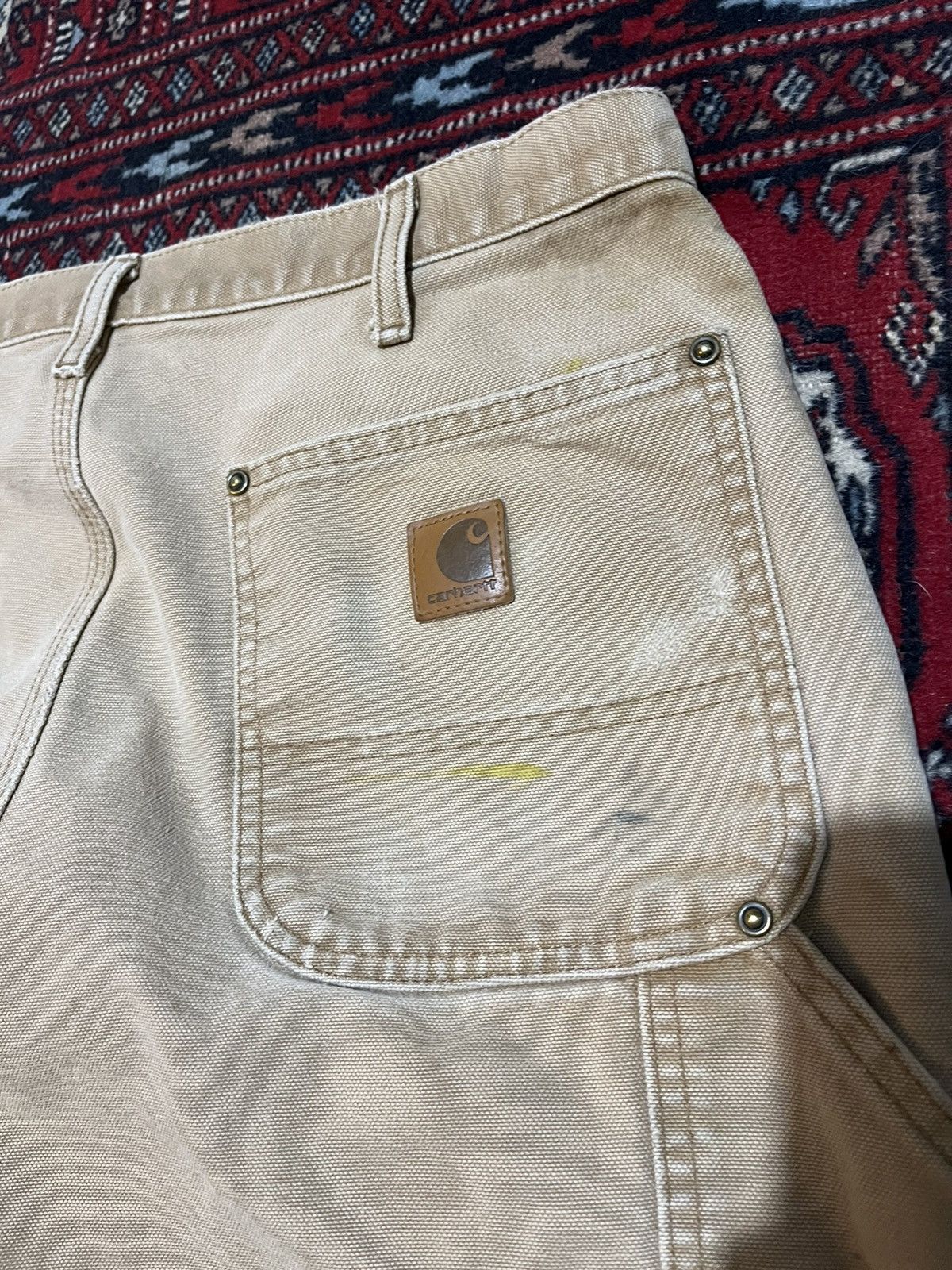 Carhartt Vintage Carhartt double knee pants distressed Size US 32 / EU 48 - 12 Thumbnail