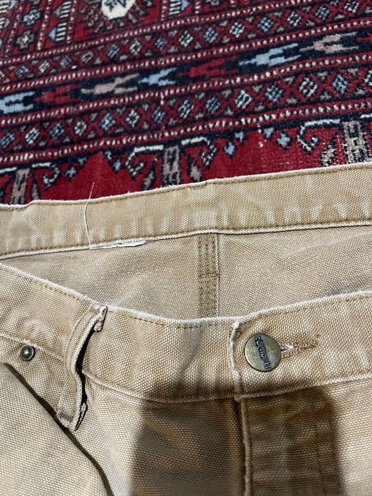 Carhartt Vintage Carhartt double knee pants distressed Size US 32 / EU 48 - 8 Thumbnail