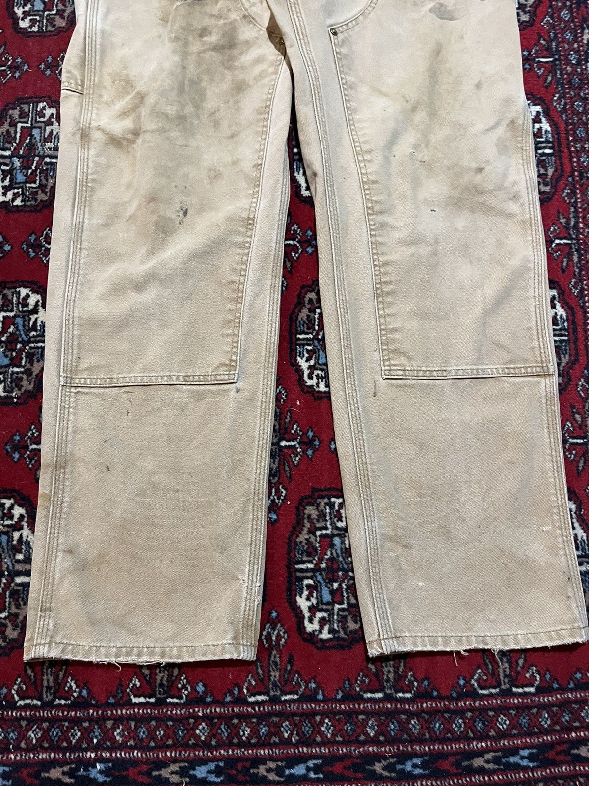 Carhartt Vintage Carhartt double knee pants distressed Size US 32 / EU 48 - 2 Thumbnail