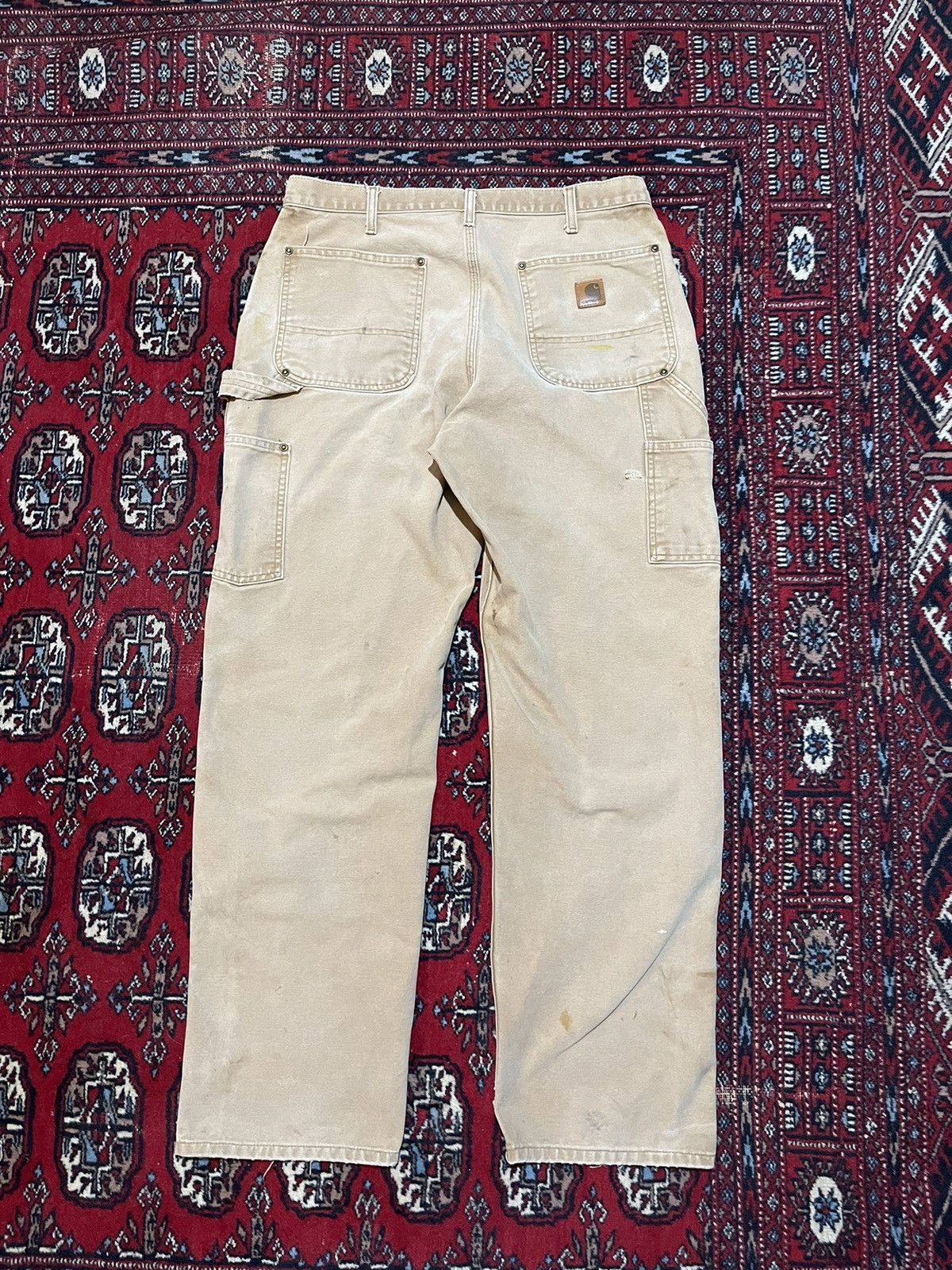 Carhartt Vintage Carhartt double knee pants distressed Size US 32 / EU 48 - 9 Thumbnail