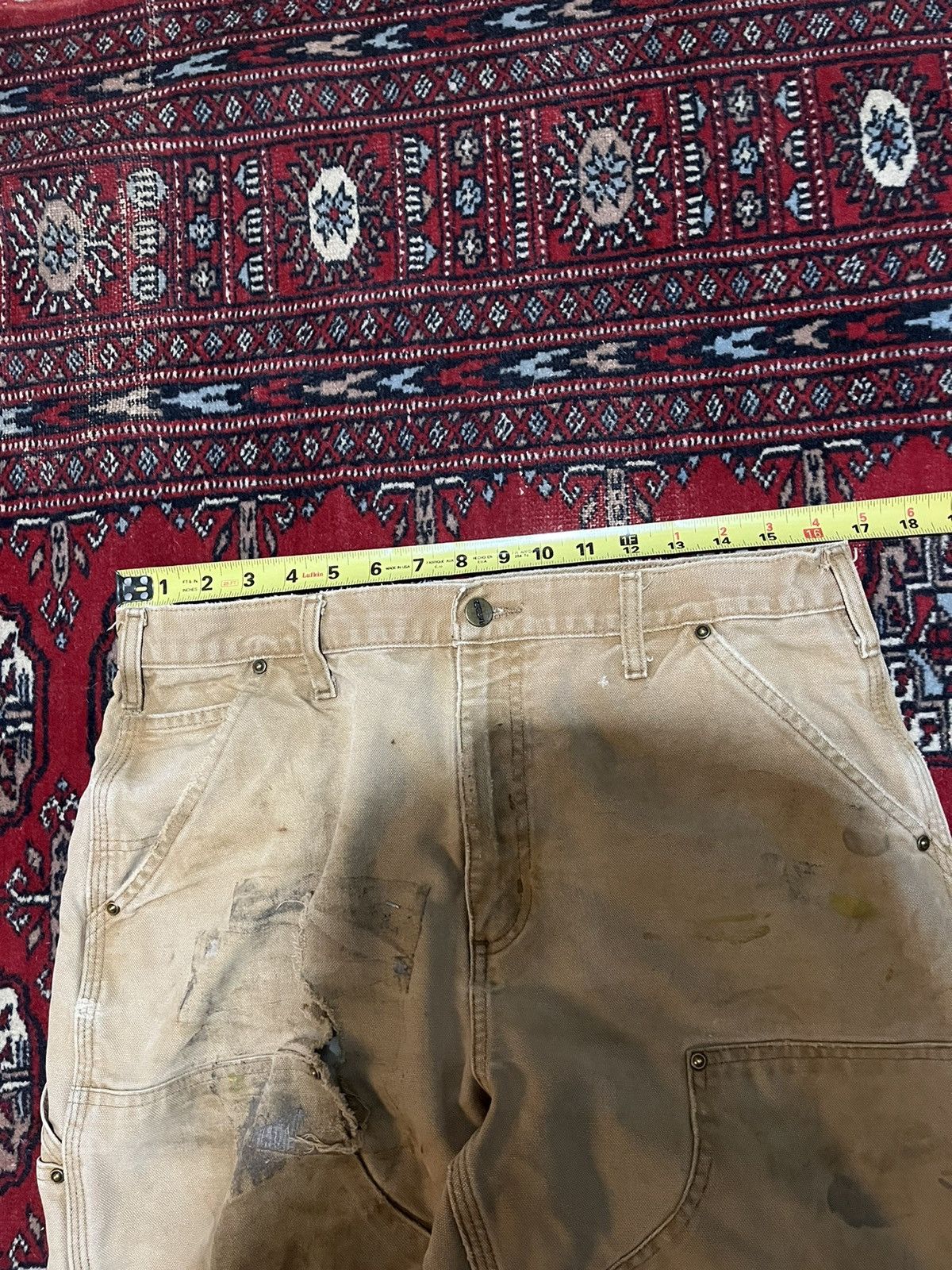 Carhartt Vintage Carhartt double knee pants distressed Size US 32 / EU 48 - 13 Thumbnail