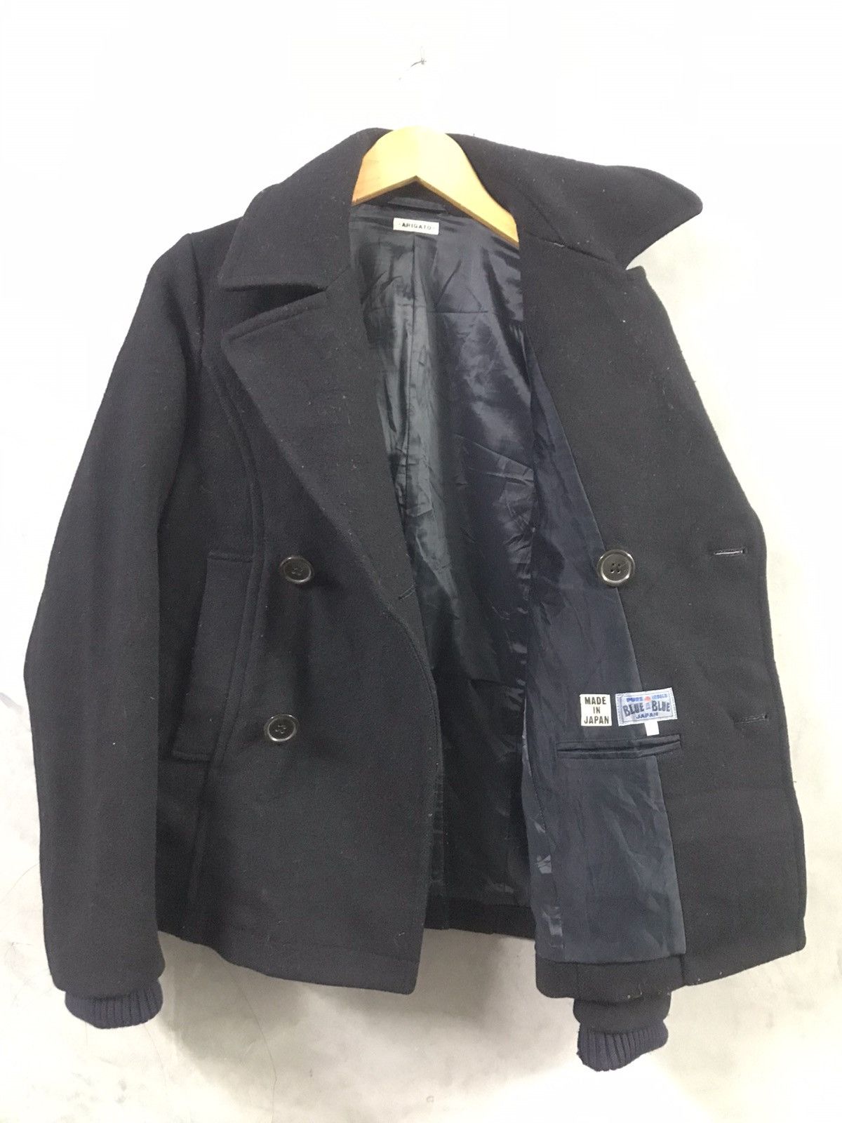 Blue Blue Japan BLUE BLUE JAPAN “DOUBLE BREASTED WOOL JACKET” Size US XS / EU 42 / 0 - 8 Thumbnail