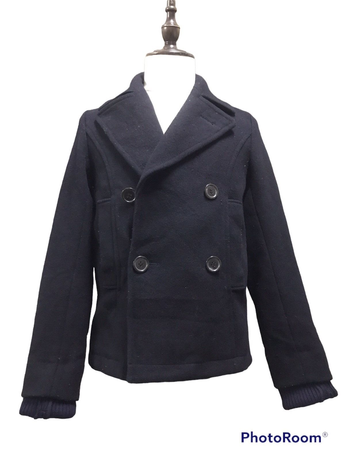 Blue Blue Japan BLUE BLUE JAPAN “DOUBLE BREASTED WOOL JACKET” Size US XS / EU 42 / 0 - 3 Thumbnail