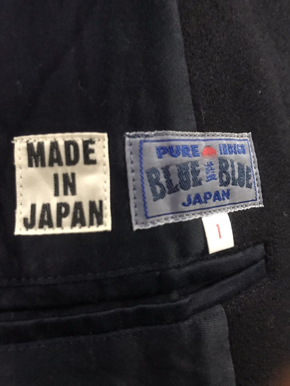 Blue Blue Japan BLUE BLUE JAPAN “DOUBLE BREASTED WOOL JACKET” Size US XS / EU 42 / 0 - 10 Thumbnail