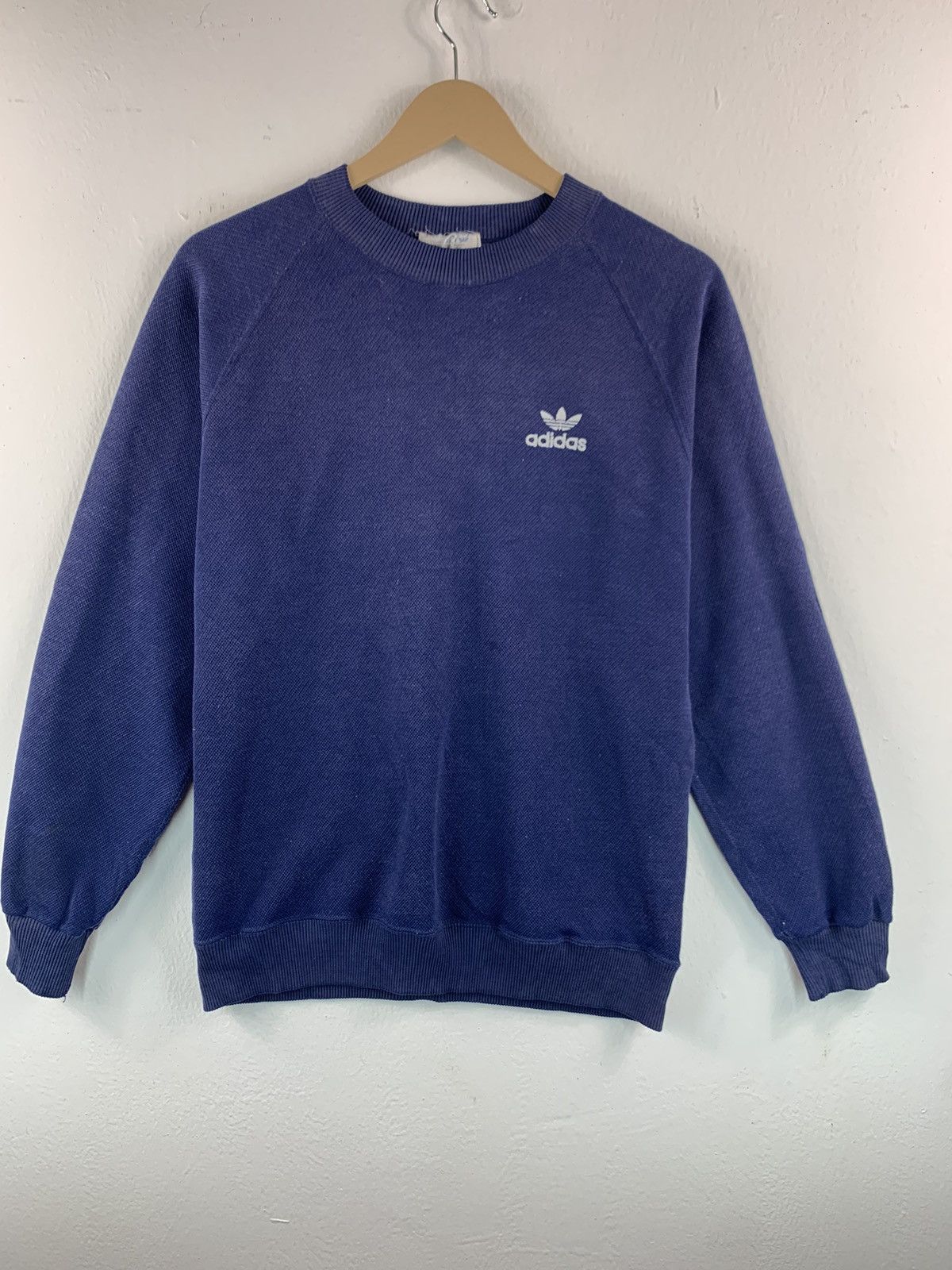 Adidas × Vintage Adidas vintage 3 stripe Red Blue Hoodie