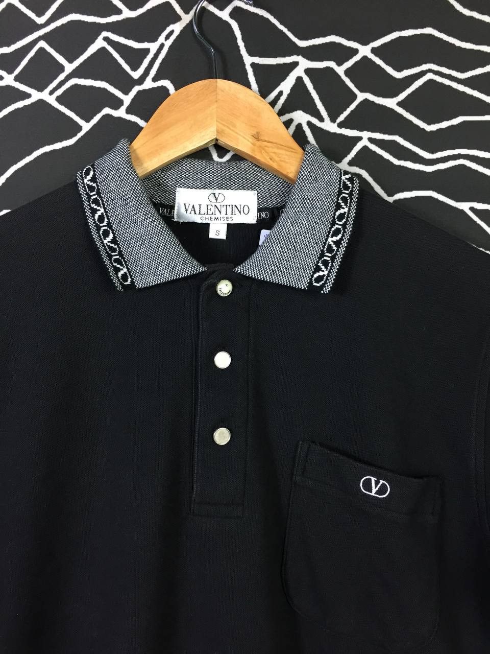 Valentino Vtg Valentino Chemises Pocket Polo Tee Size US S / EU 44-46 / 1 - 3 Thumbnail