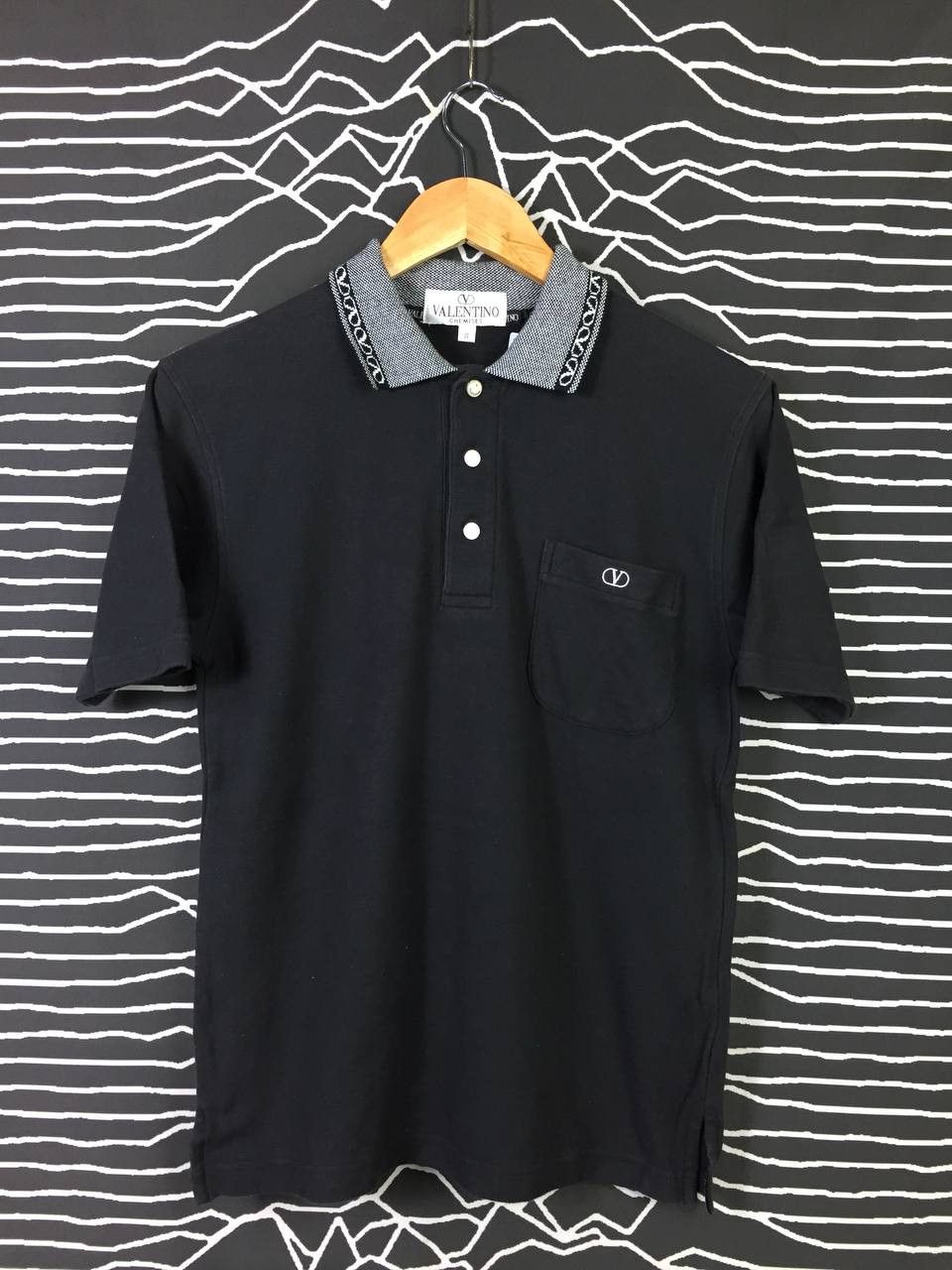 Valentino Vtg Valentino Chemises Pocket Polo Tee Size US S / EU 44-46 / 1 - 2 Thumbnail