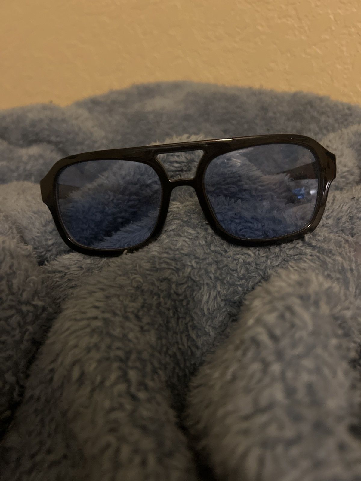 Vintage Blue lenses glasses Size ONE SIZE - 1 Thumbnail