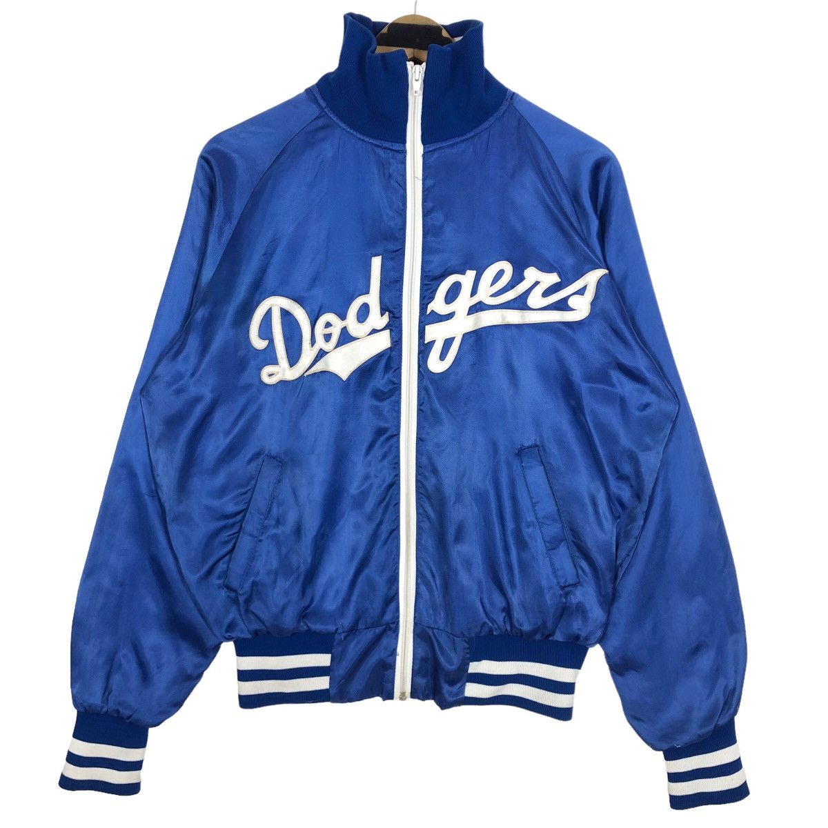 MLB Vintage 80s MLB Los Angeles Dodgers Nylon Jacket LA Dodgers Size US M / EU 48-50 / 2 - 1 Thumbnail