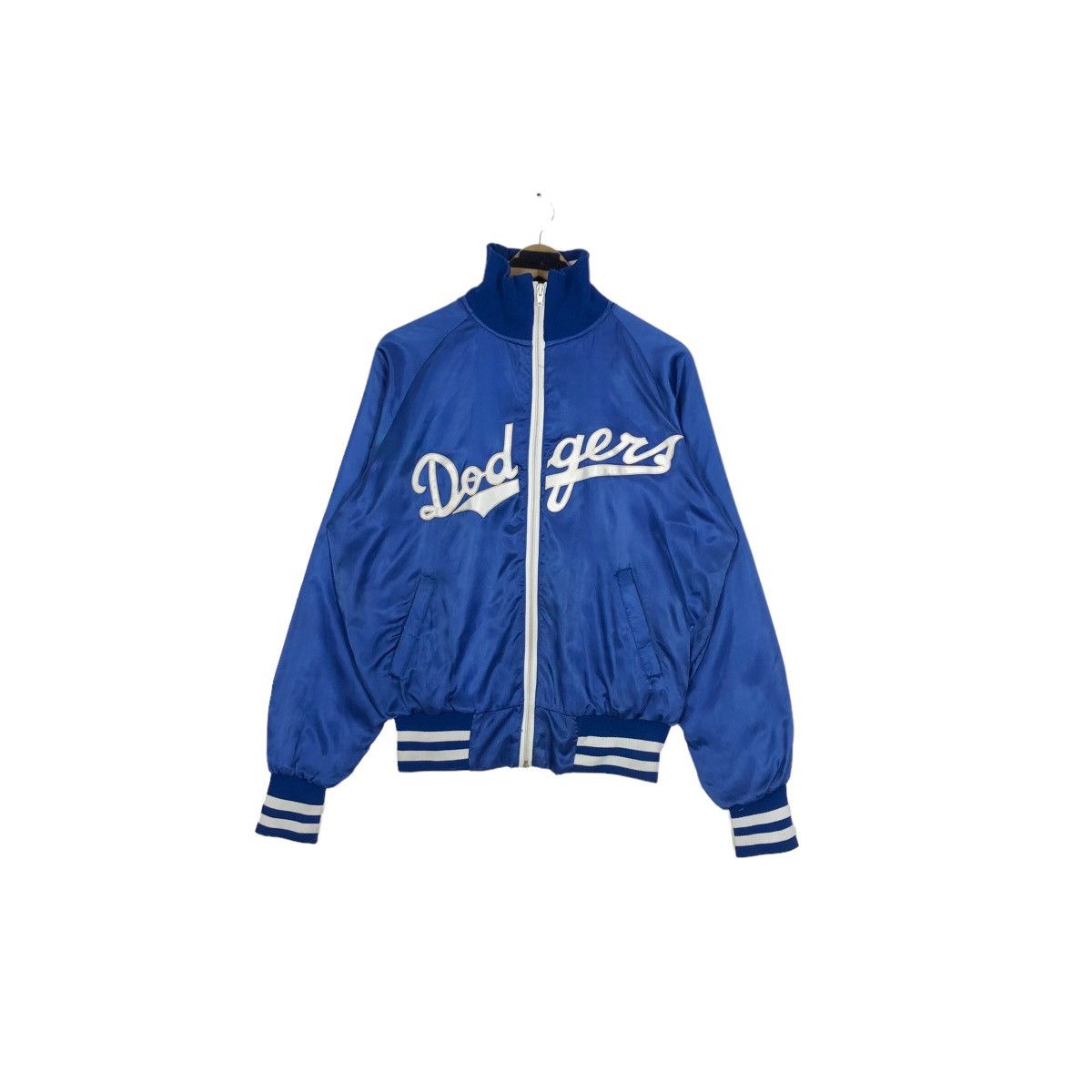 MLB Vintage 80s MLB Los Angeles Dodgers Nylon Jacket LA Dodgers Size US M / EU 48-50 / 2 - 2 Thumbnail