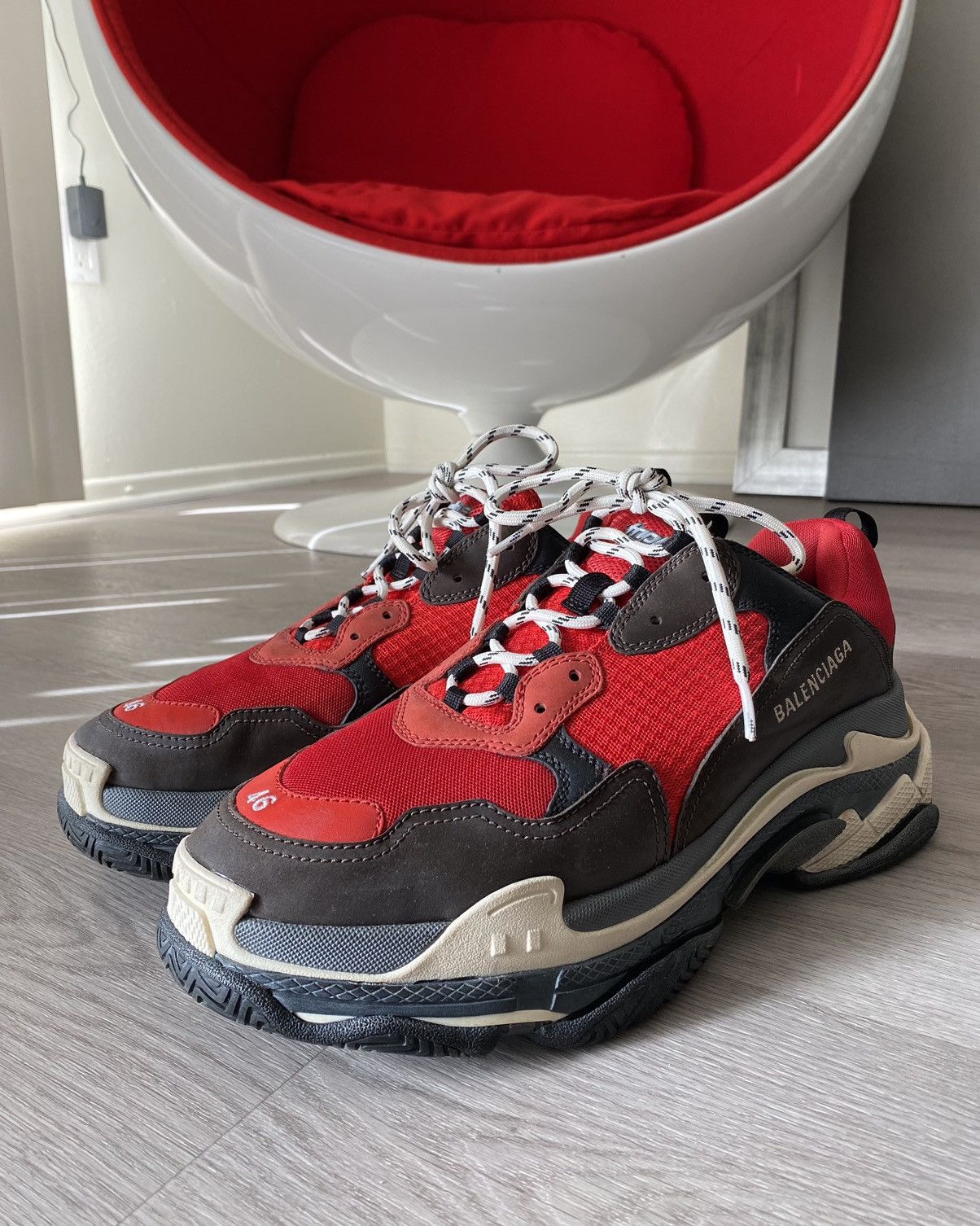 Balenciaga 2018 Balenciaga Triple S Sneaker ‘bred Grailed