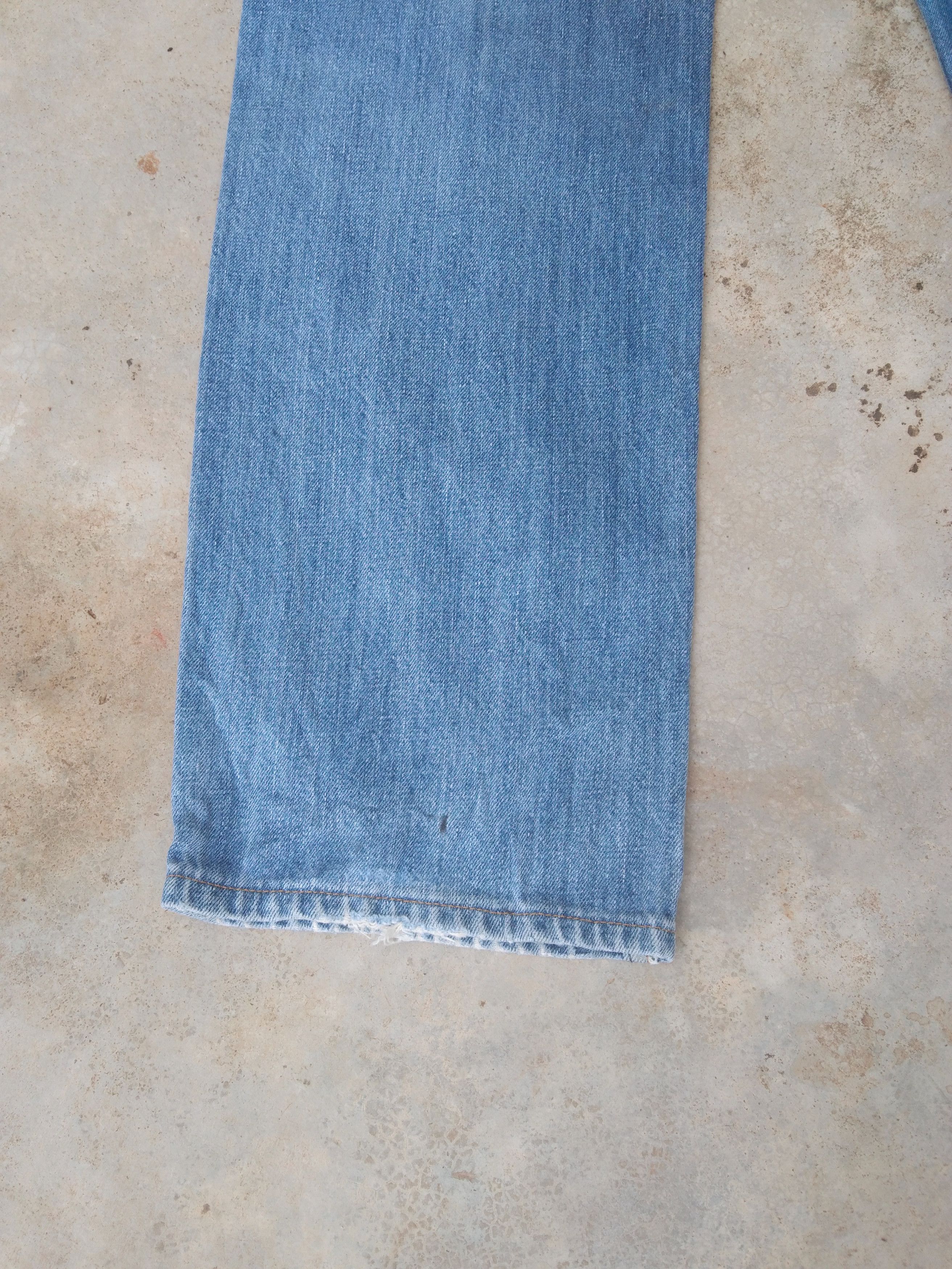 Levi's Vintage Levi's Jeans 502 Straight Leg Blue Washed Denim Size US 31 - 3 Thumbnail