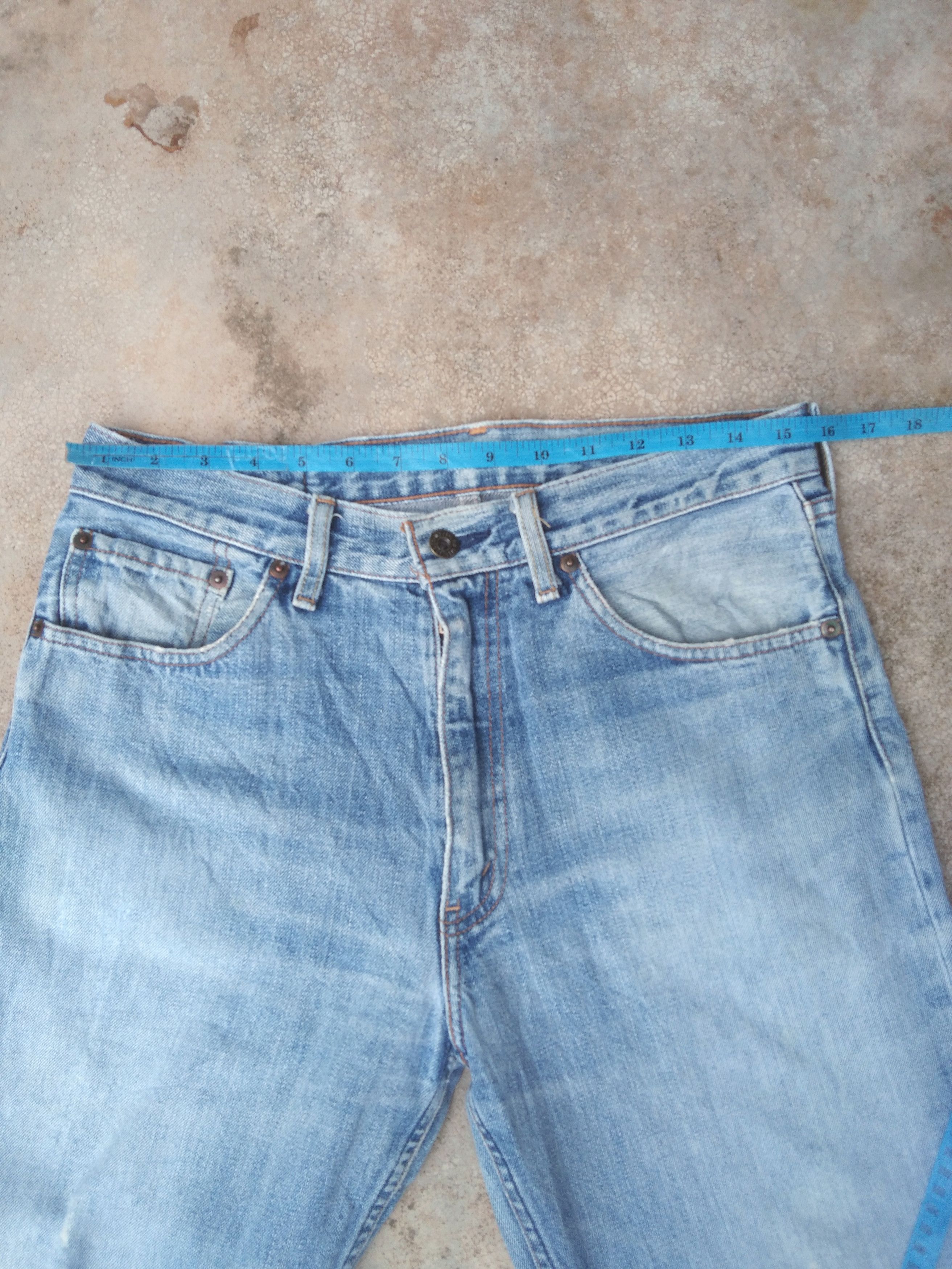 Levi's Vintage Levi's Jeans 502 Straight Leg Blue Washed Denim Size US 31 - 10 Thumbnail