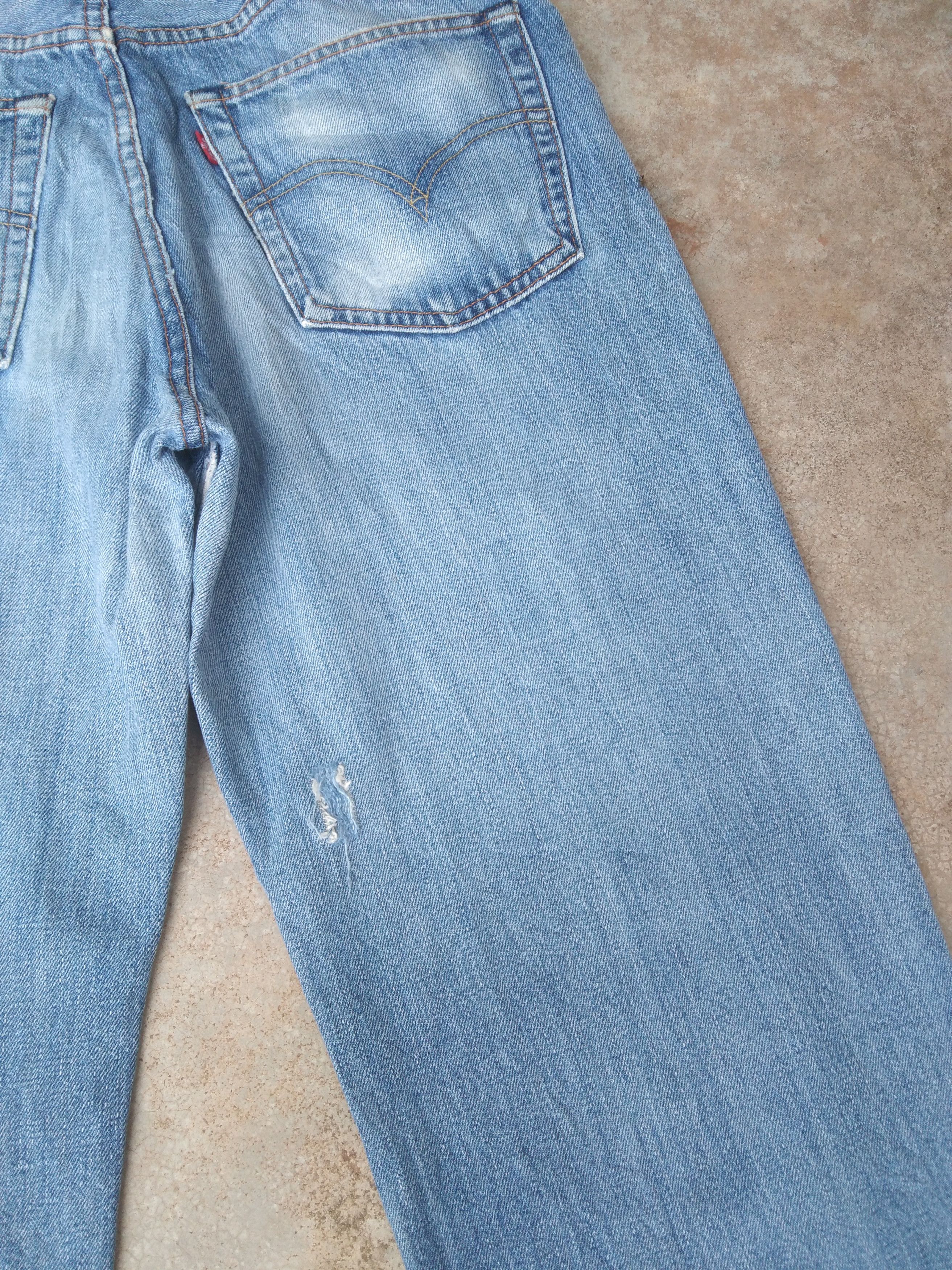 Levi's Vintage Levi's Jeans 502 Straight Leg Blue Washed Denim Size US 31 - 6 Thumbnail