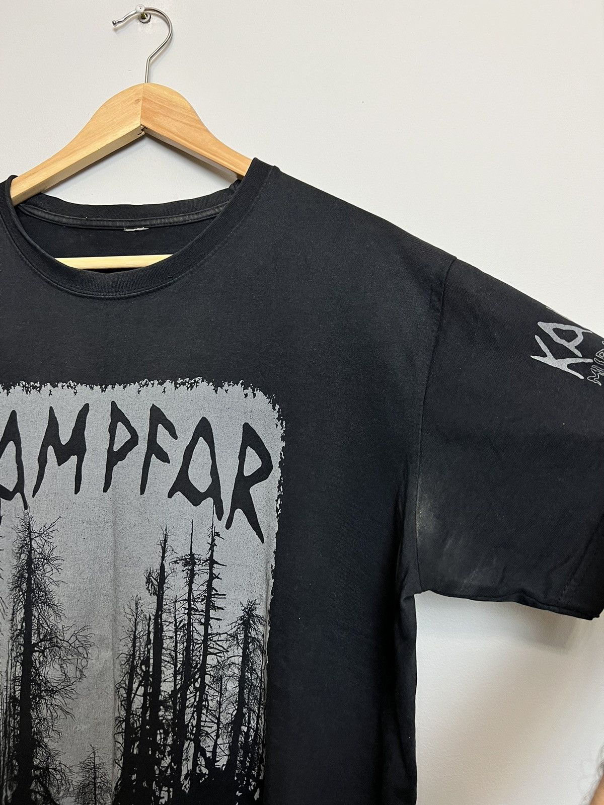 Band Tees Kampfar Muro Muro Minde Black Metal Tour Band Tshirt Large Size US L / EU 52-54 / 3 - 7 Thumbnail