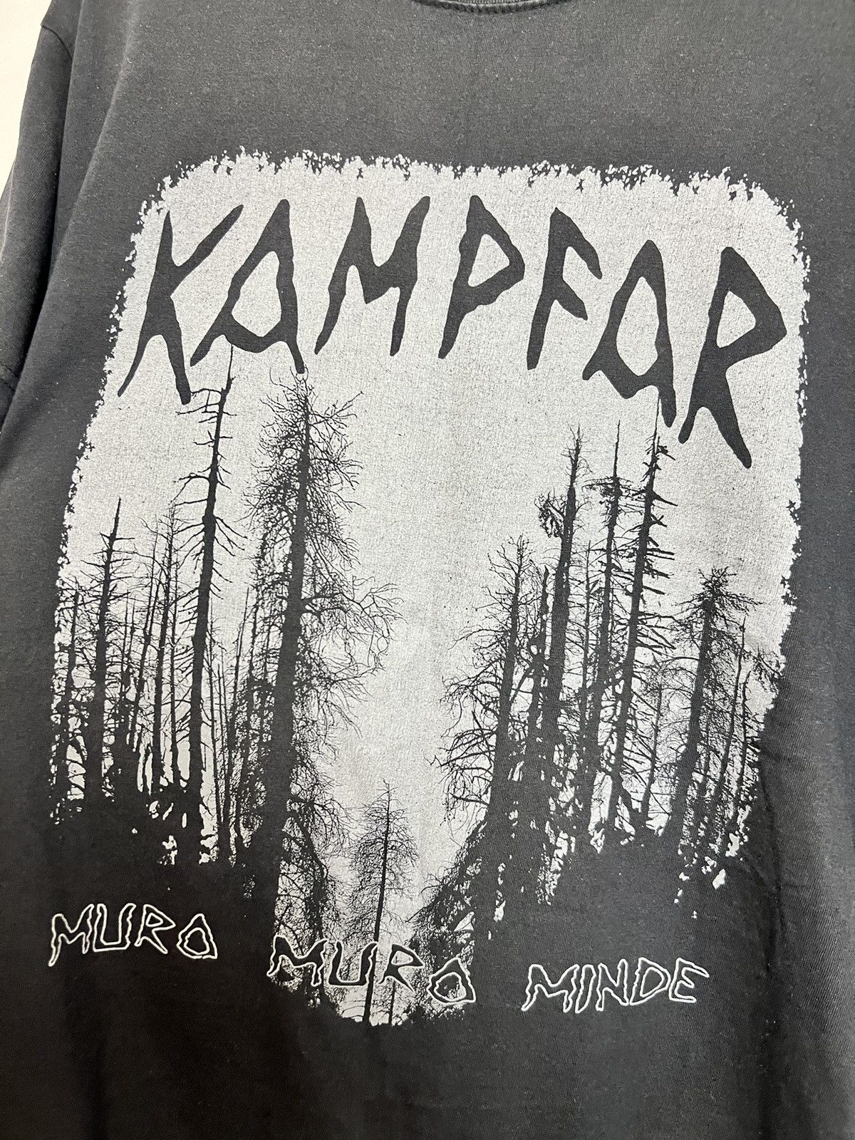 Band Tees Kampfar Muro Muro Minde Black Metal Tour Band Tshirt Large Size US L / EU 52-54 / 3 - 3 Thumbnail
