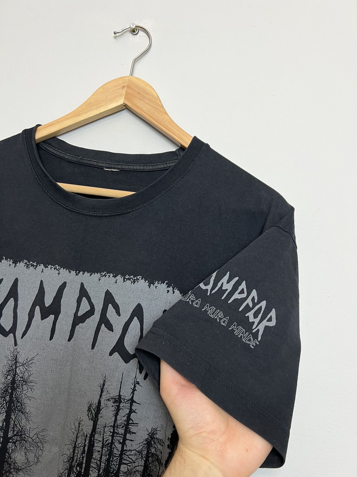Band Tees Kampfar Muro Muro Minde Black Metal Tour Band Tshirt Large Size US L / EU 52-54 / 3 - 8 Thumbnail