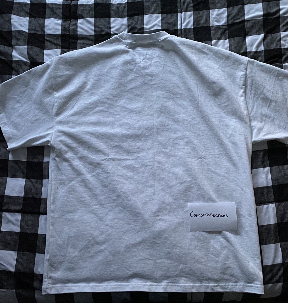 Vintage 29131 White Oversized T-shirt Size US XL / EU 56 / 4 - 2 Thumbnail