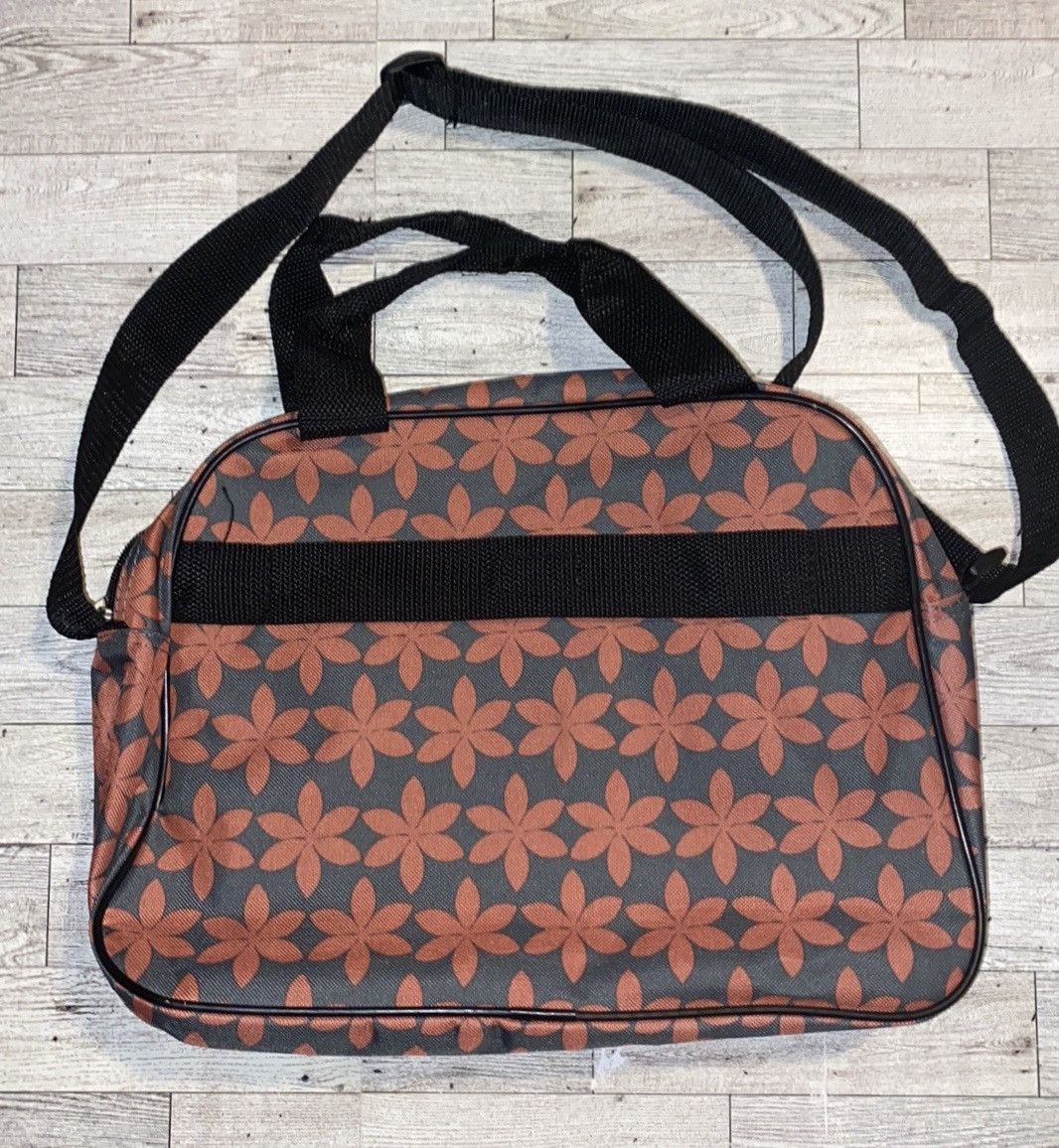 Vintage Retro, Floral, Airline Carry On Bag, Small/Medium Size ONE SIZE - 7 Thumbnail