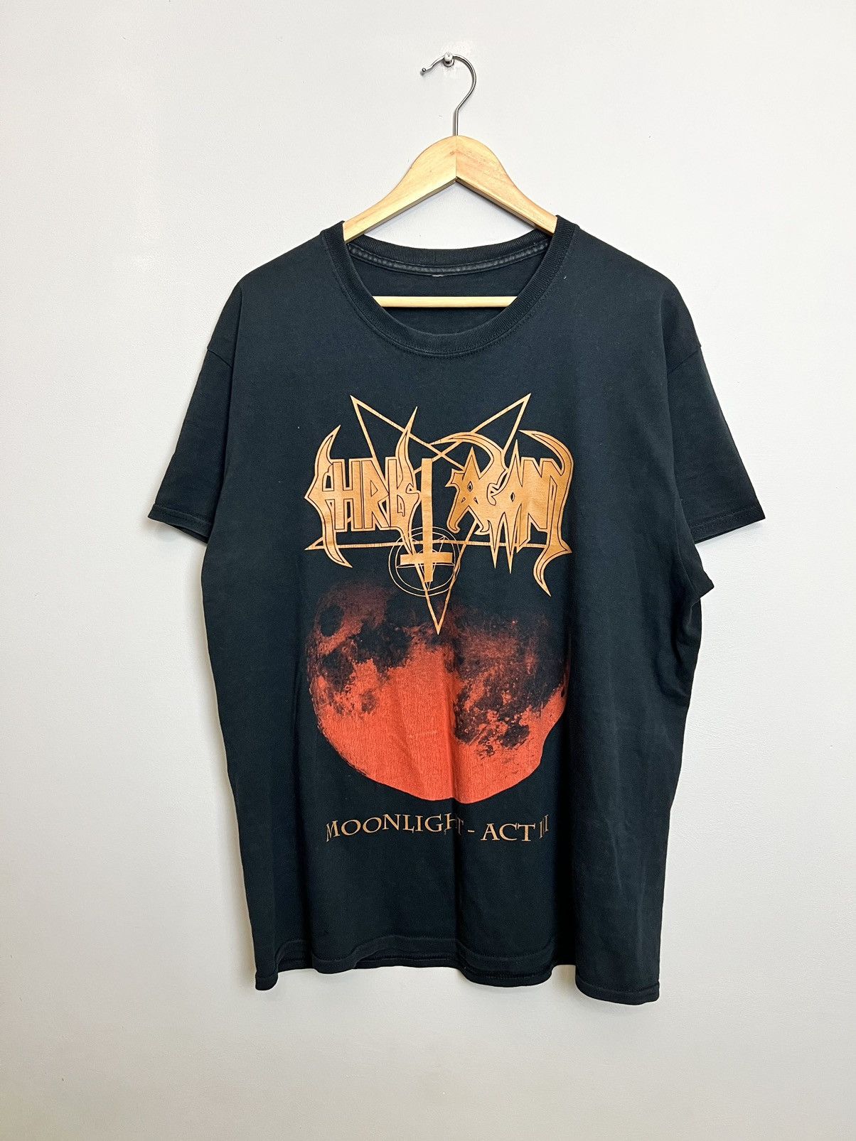 Band Tees Christ Agony Moonlight Black Metal Tour Band Tshirt Large Size US L / EU 52-54 / 3 - 1 Thumbnail