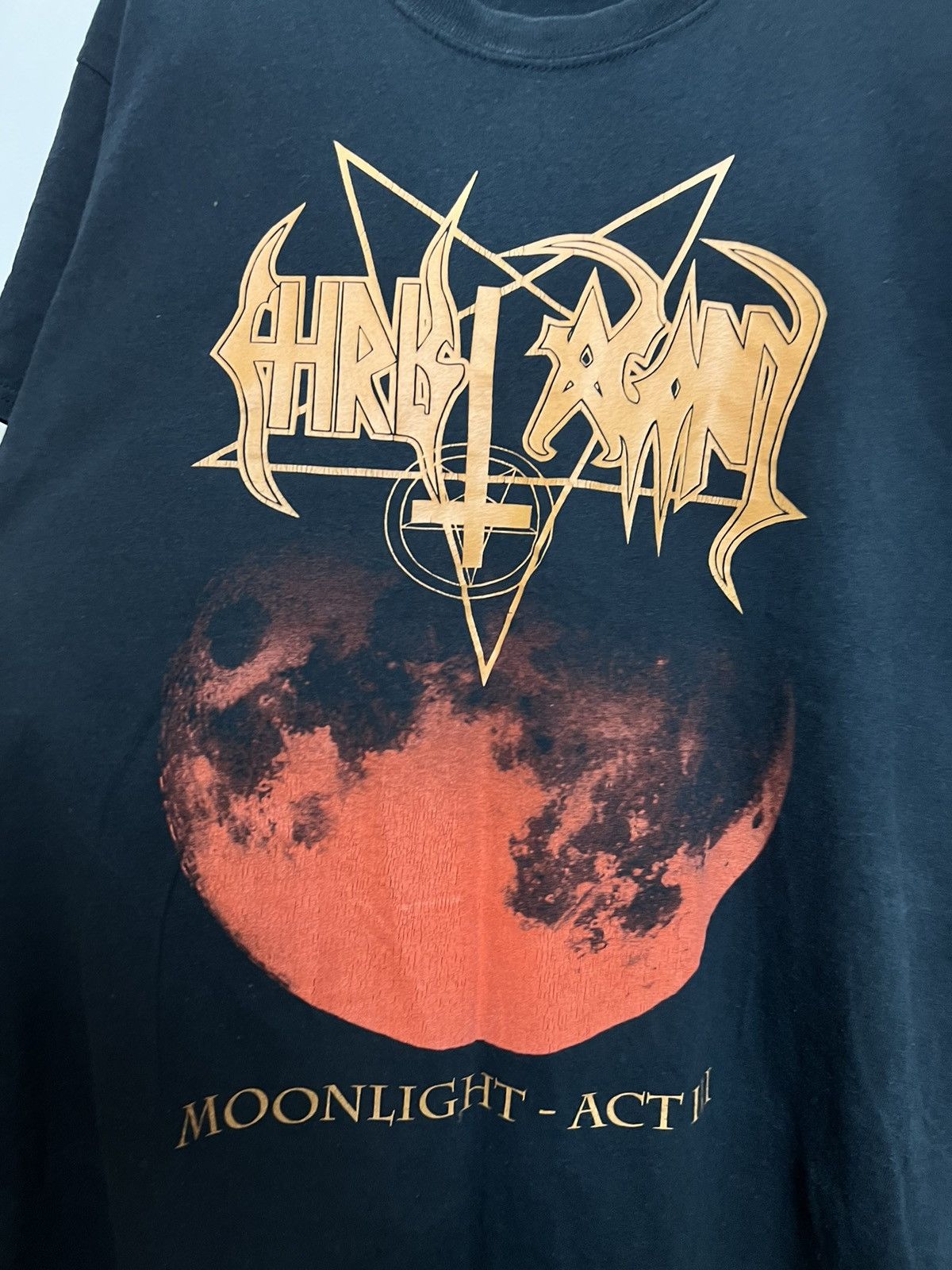 Band Tees Christ Agony Moonlight Black Metal Tour Band Tshirt Large Size US L / EU 52-54 / 3 - 4 Thumbnail