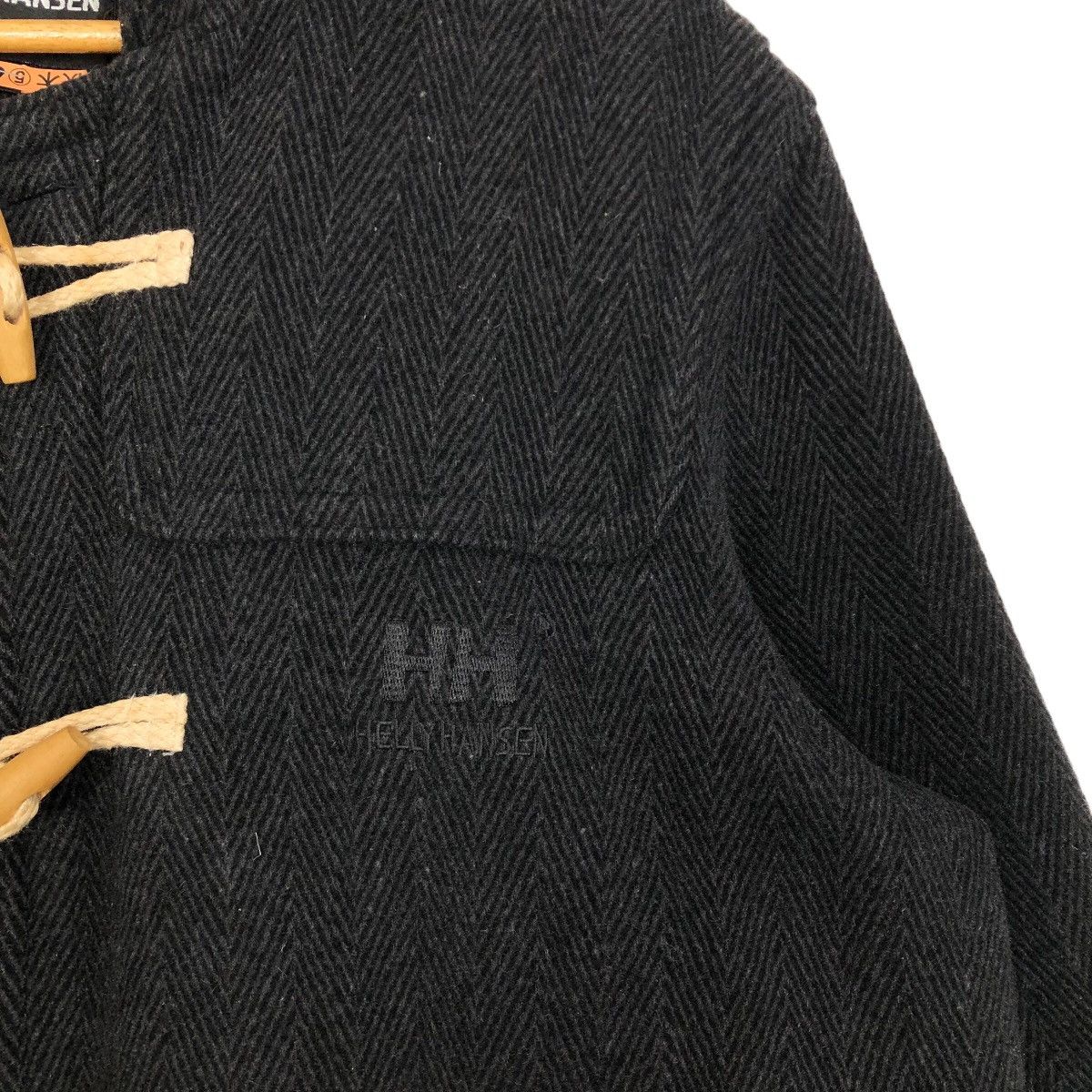 Helly Hansen × Vintage Helly Hansen Hooded Wool Trench Coat Toggle Buttons Size US L / EU 52-54 / 3 - 5 Thumbnail