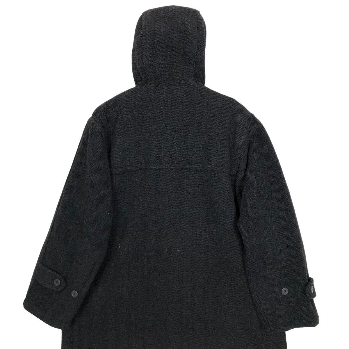 Helly Hansen × Vintage Helly Hansen Hooded Wool Trench Coat Toggle Buttons Size US L / EU 52-54 / 3 - 11 Thumbnail