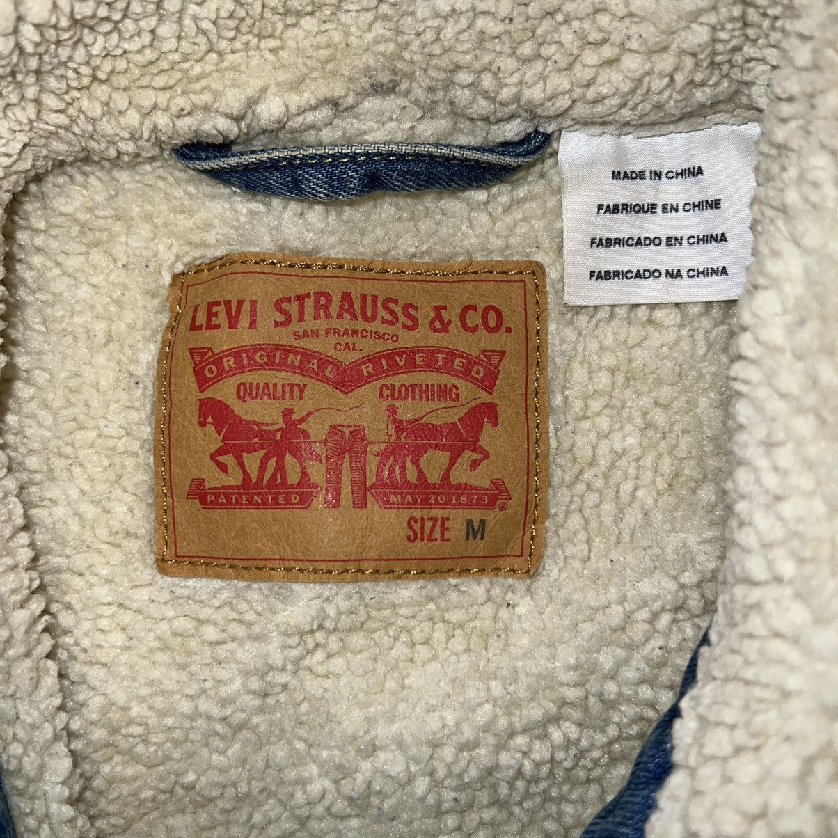 Levi's Levi’s Sherpa lined Jean jacket PC9-705980026 Size US M / EU 48-50 / 2 - 3 Thumbnail