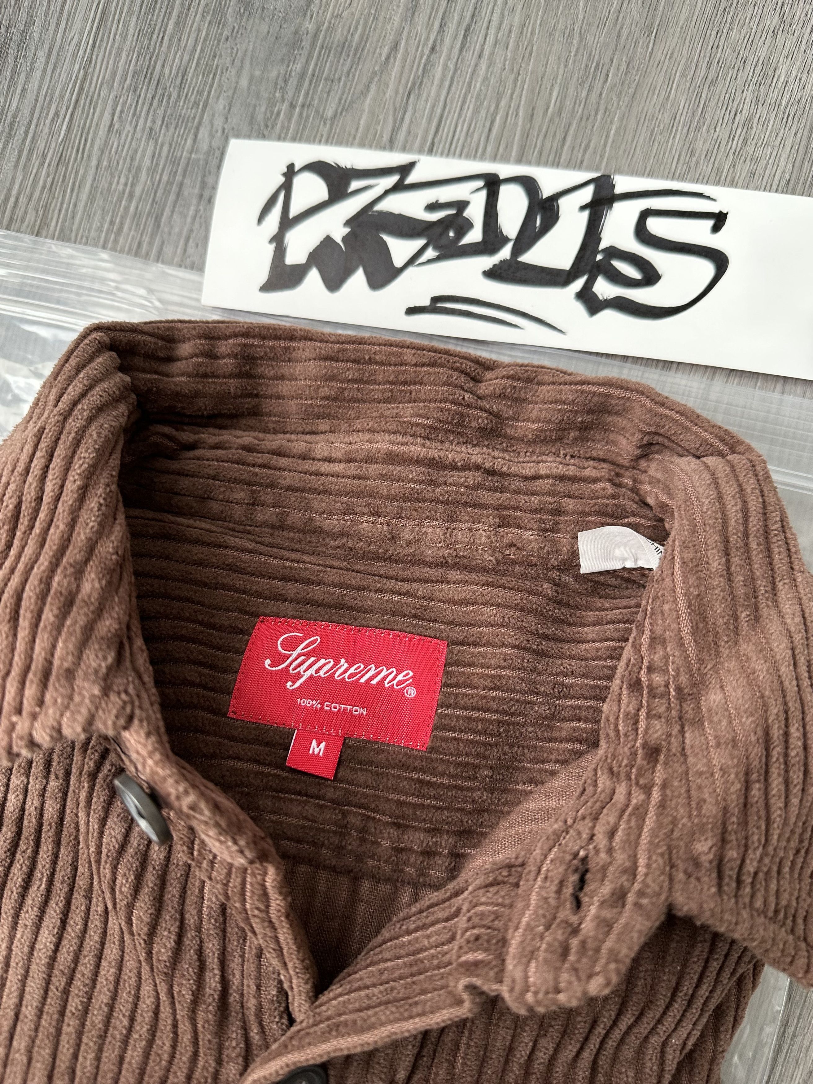 Supreme Supreme Brown Corduroy Shirt Button Up Size US M / EU 48-50 / 2 - 3 Thumbnail
