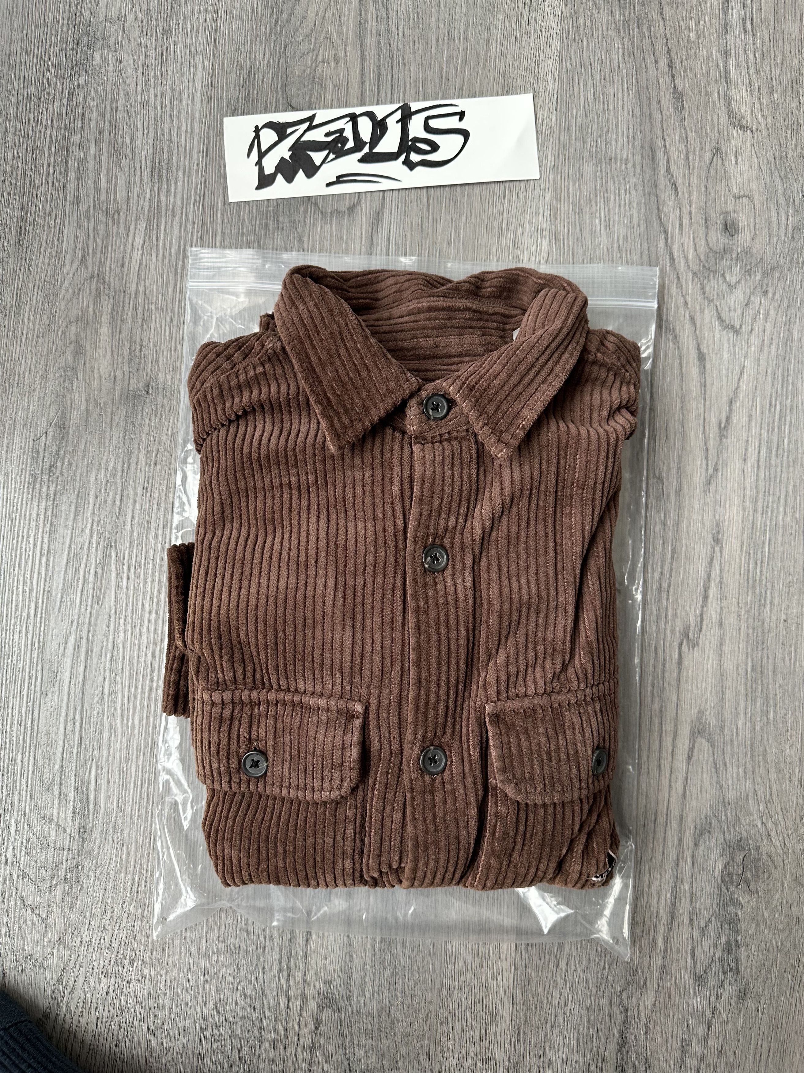M サイズ Supreme Corduroy Shirt brown