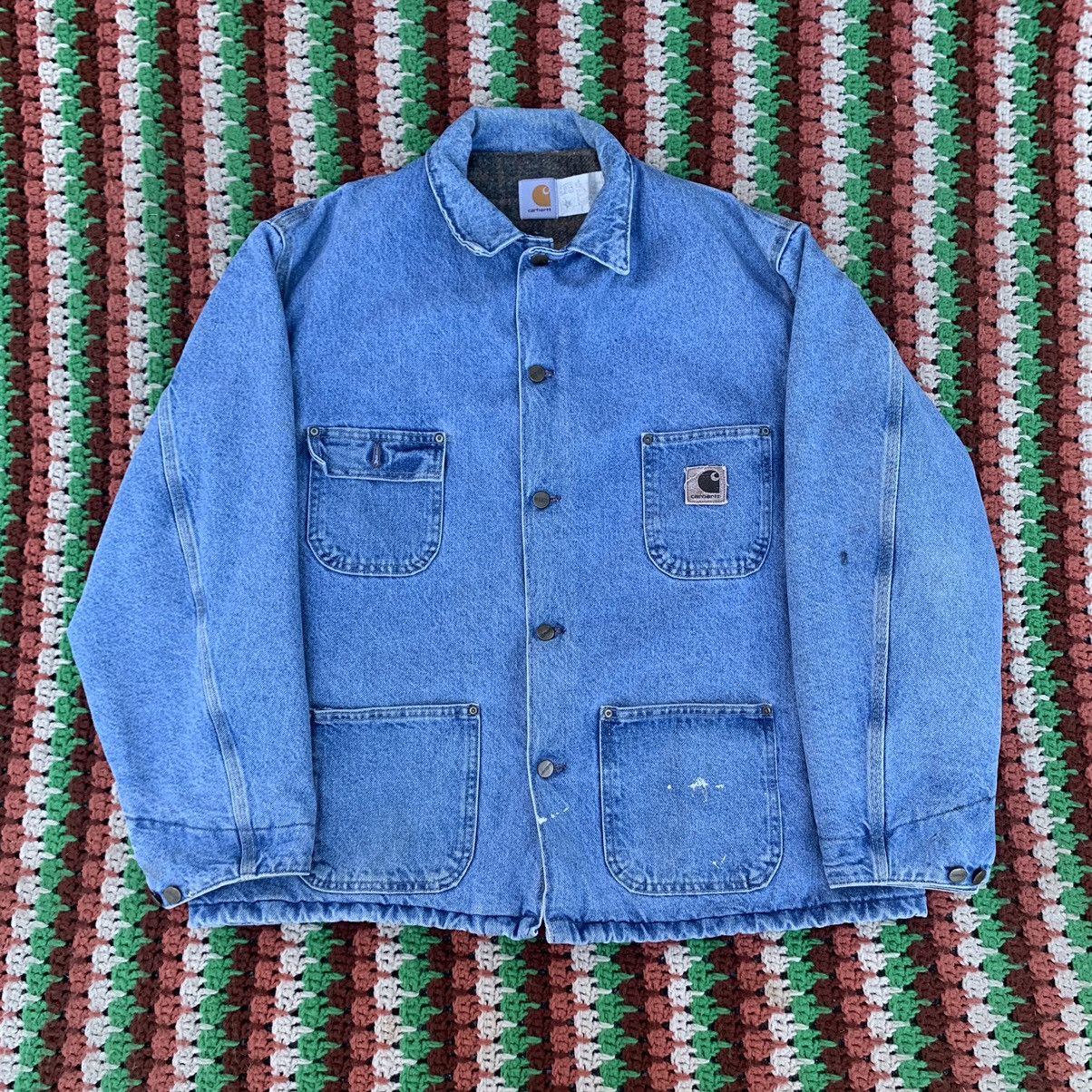 Carhartt × Vintage Vintage 80s Carhartt Chore Jacket | Grailed
