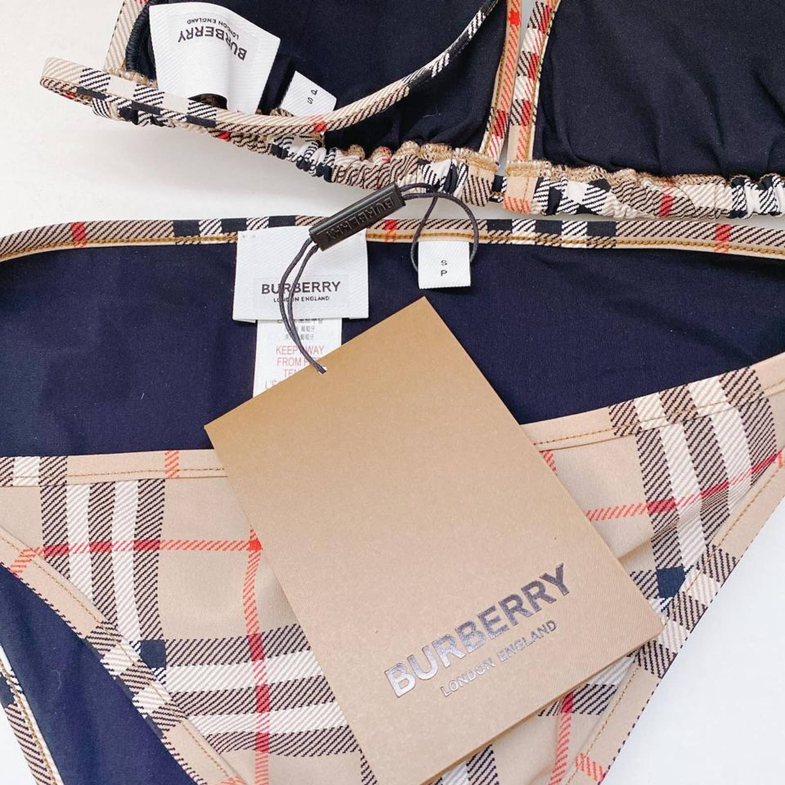 Burberry check printed triangle bikini set Size M / US 6-8 / IT 42-44 - 7 Thumbnail
