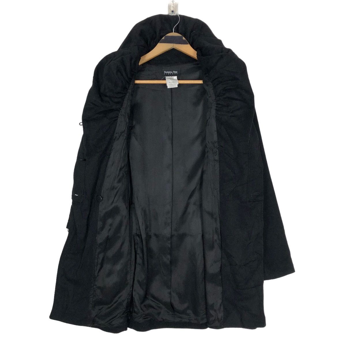 Firenze Patrizia Pepe Firenze Asymmetrical Wool Coat Shawl Collar Size S / US 4 / IT 40 - 5 Thumbnail