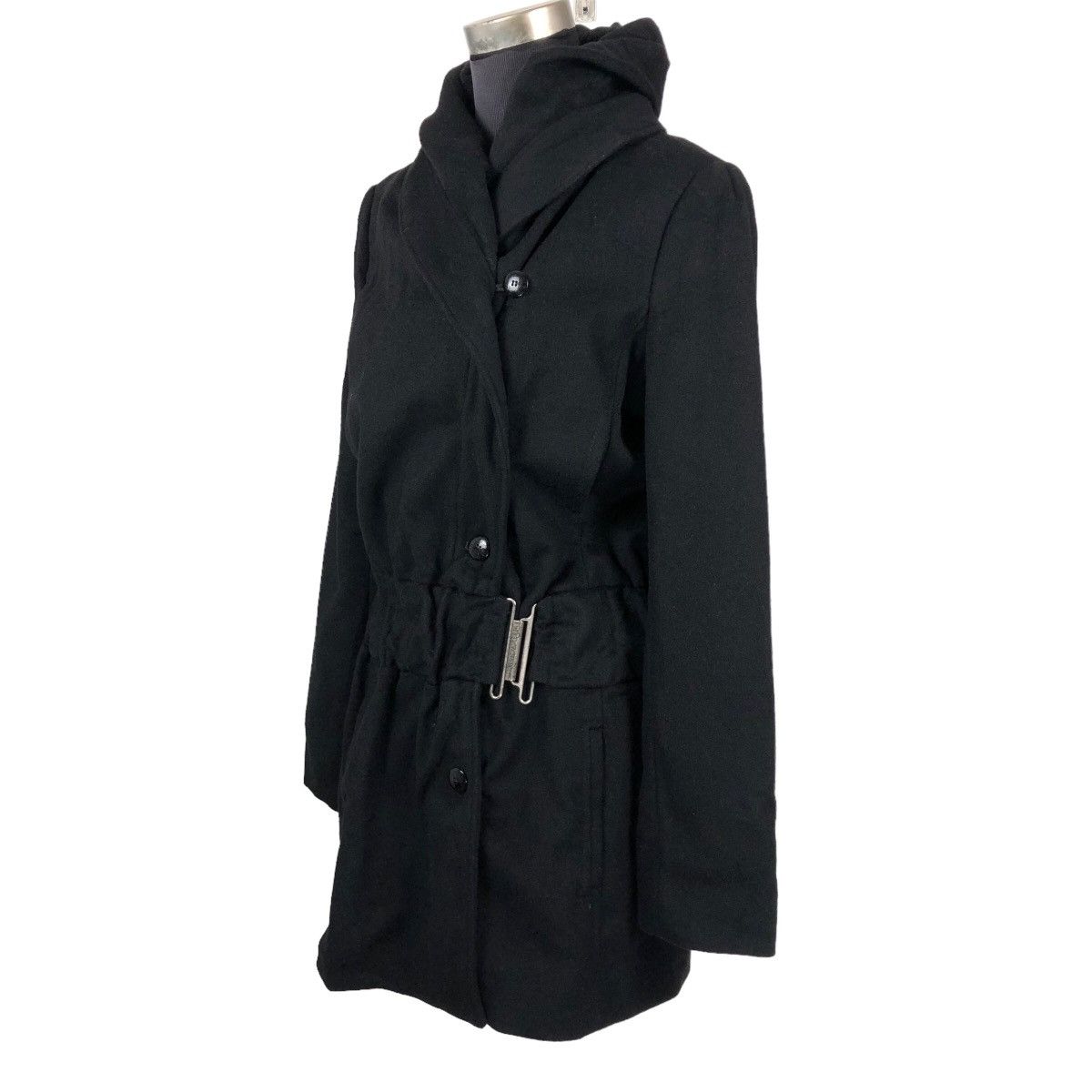 Firenze Patrizia Pepe Firenze Asymmetrical Wool Coat Shawl Collar Size S / US 4 / IT 40 - 7 Thumbnail